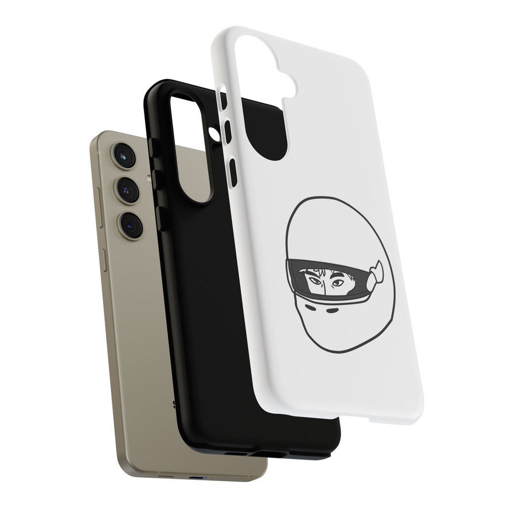 Stylish Phone Case with Racing Helmet Design | Tough Cases | Unique Gift, Motorcycle Enthusiast, Race Lover, Custom Accessory, Everyday Use