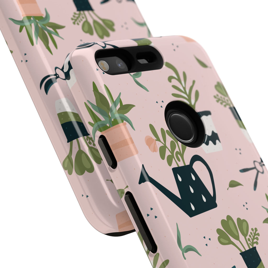 Floral Phone Case, Cute Plant Lover Case, Gift for Gardeners, Phone Cover, Green Thumb Accessories, Mother's Day Gift