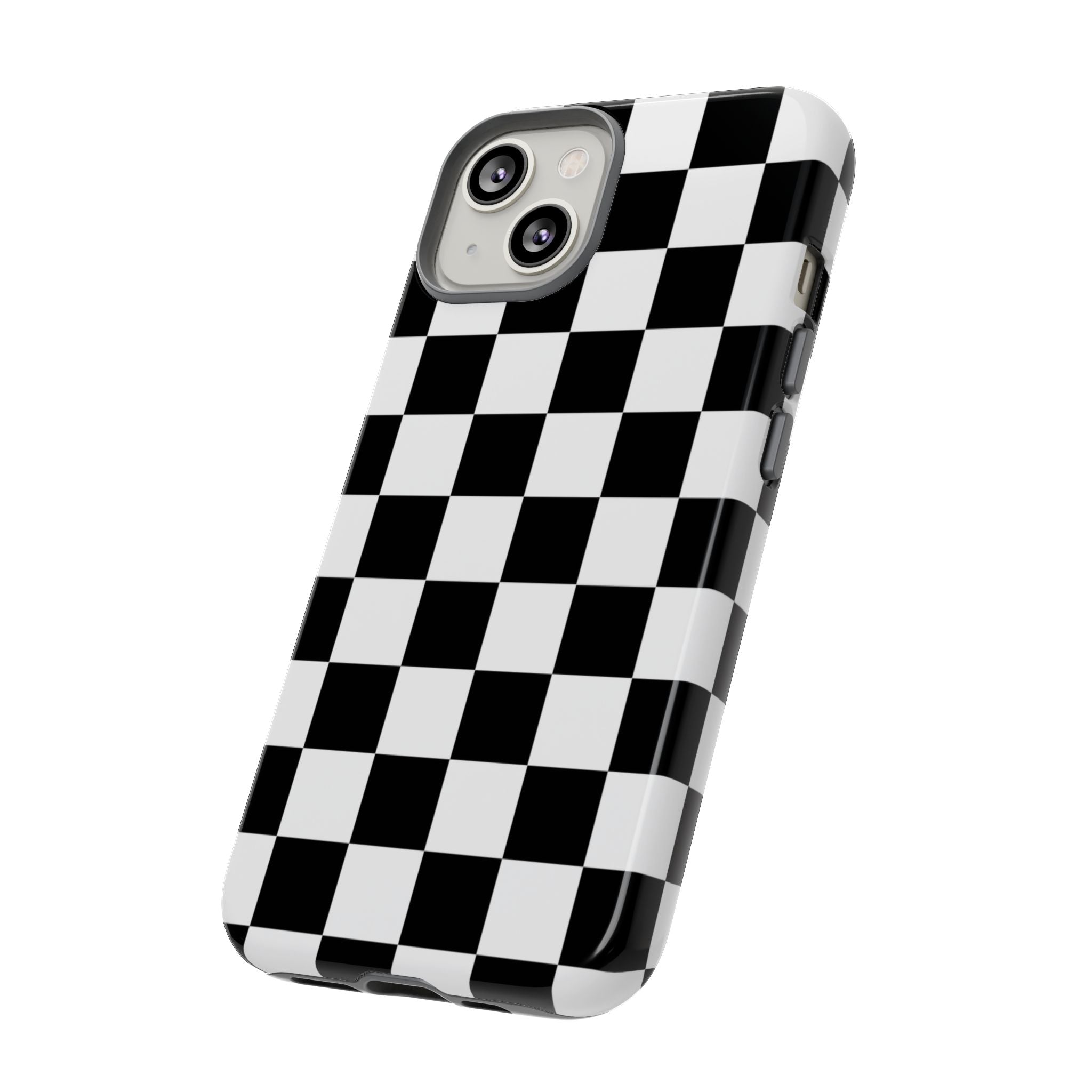 Stylish Checkered Phone Case | Trendy Protective Cover for iPhone, Gift for Teens, Fashion Accessory, Unique Design for All Occasions