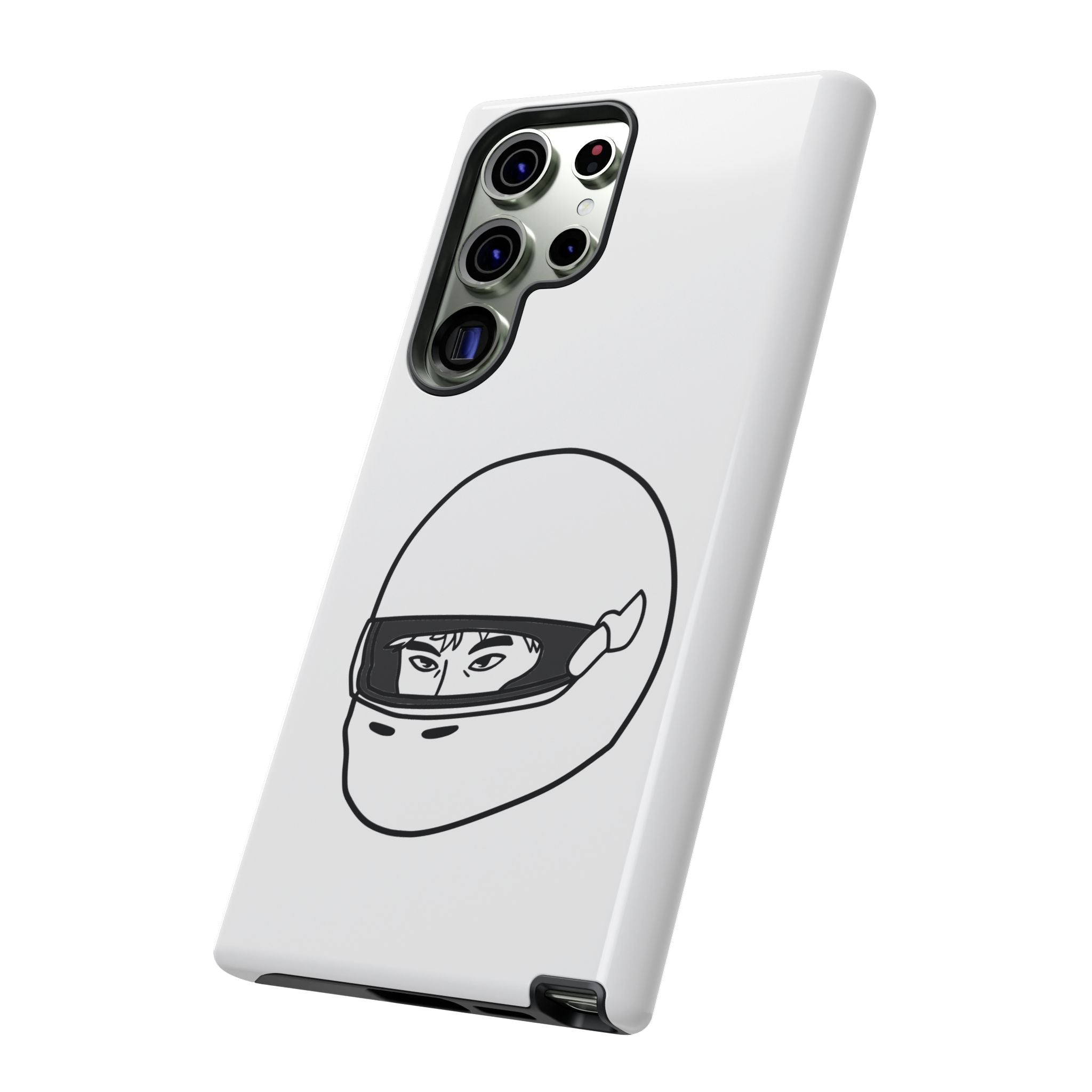 Stylish Phone Case with Racing Helmet Design | Tough Cases | Unique Gift, Motorcycle Enthusiast, Race Lover, Custom Accessory, Everyday Use