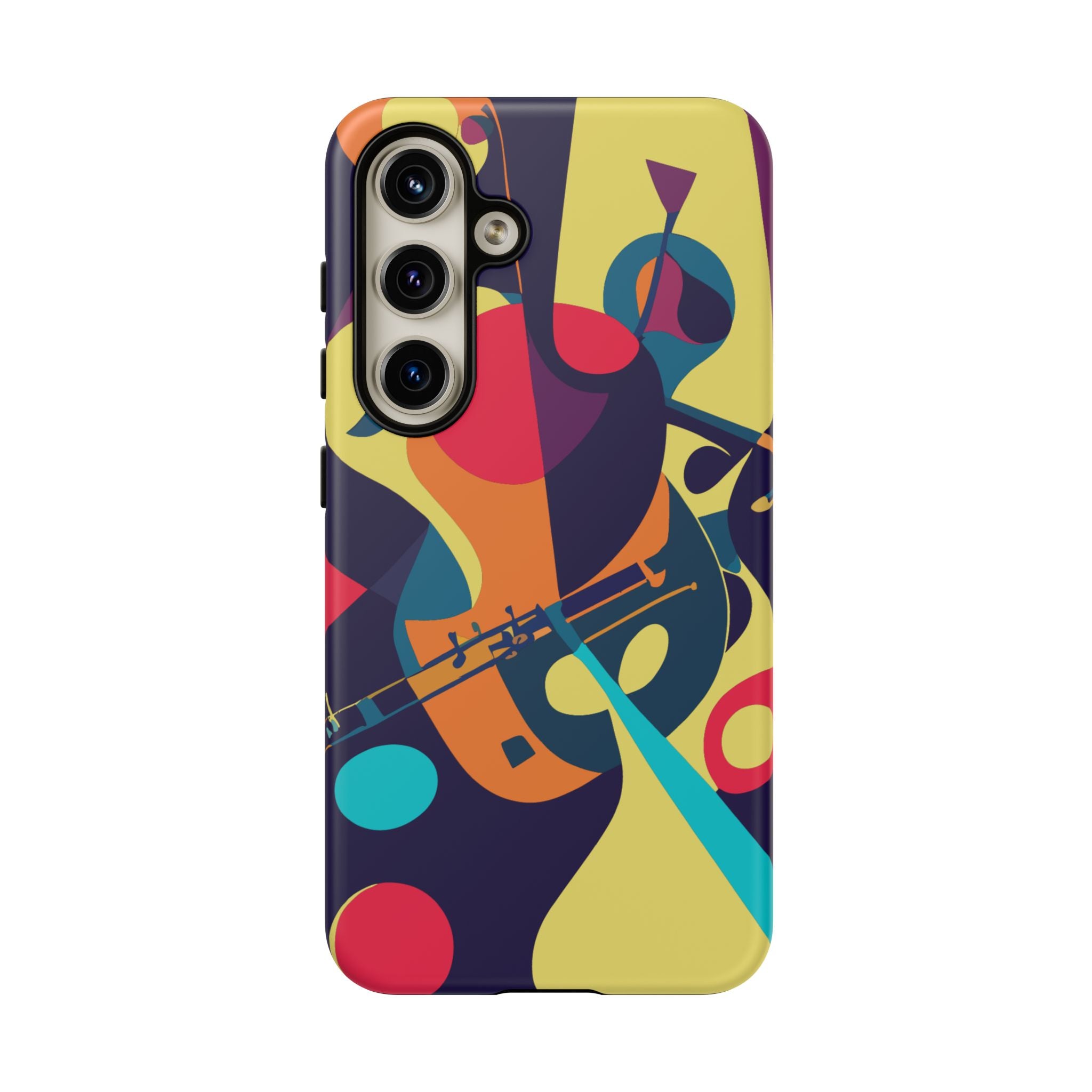 Vibrant Guitar Phone Case - Tough Cases for Music Lovers, Colorful Phone Cover, Gifts for Musicians, Artistic Mobile Accessories, [...]