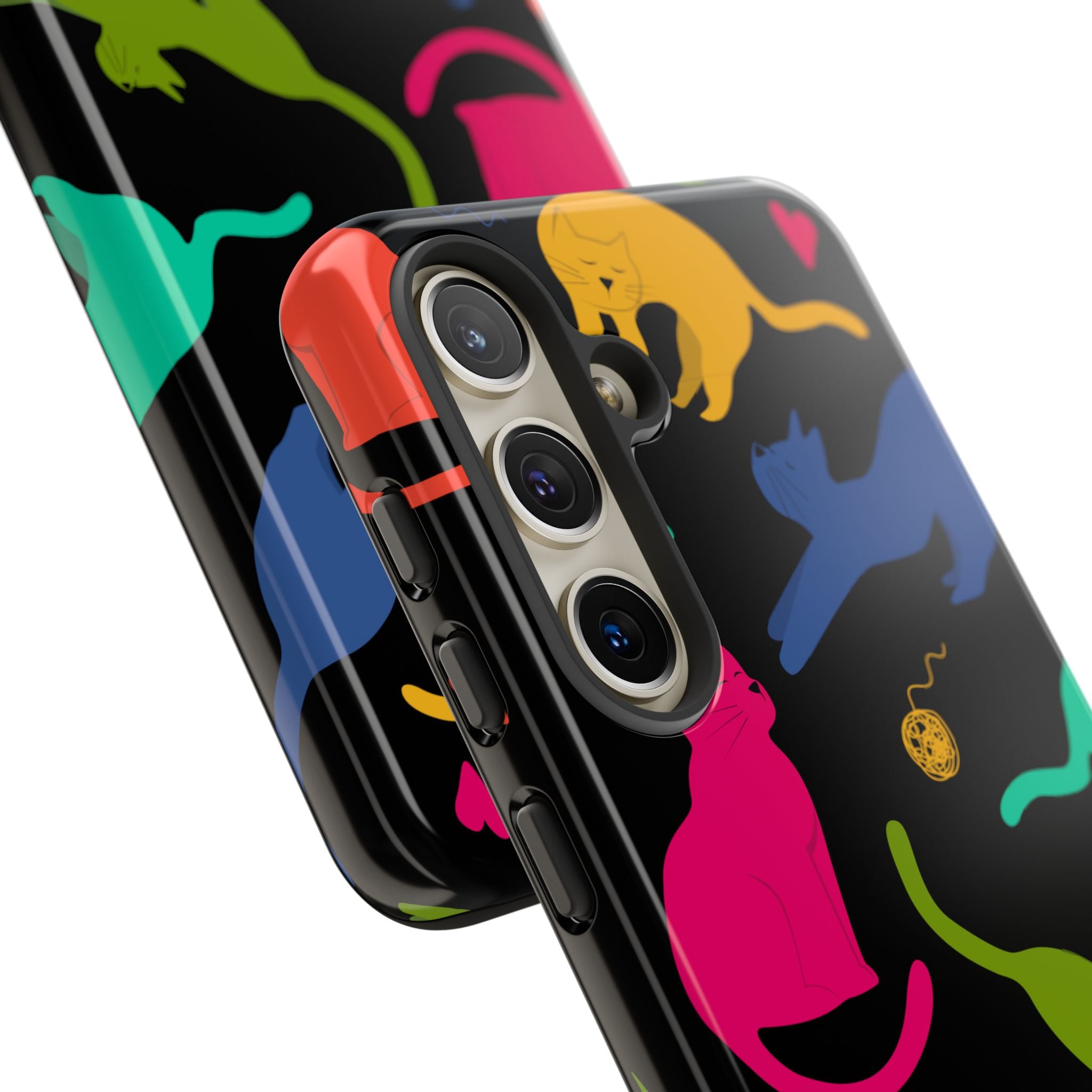 Colorful Cat Phone Case - Fun Pet Lover Accessory, Paw-some Gift for Cat Owners, Colorful Protective Cover, Cute Animal Phone [...]