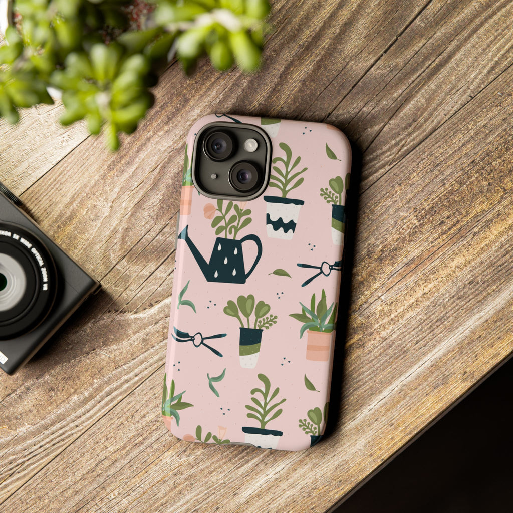 Floral Phone Case, Cute Plant Lover Case, Gift for Gardeners, Phone Cover, Green Thumb Accessories, Mother's Day Gift