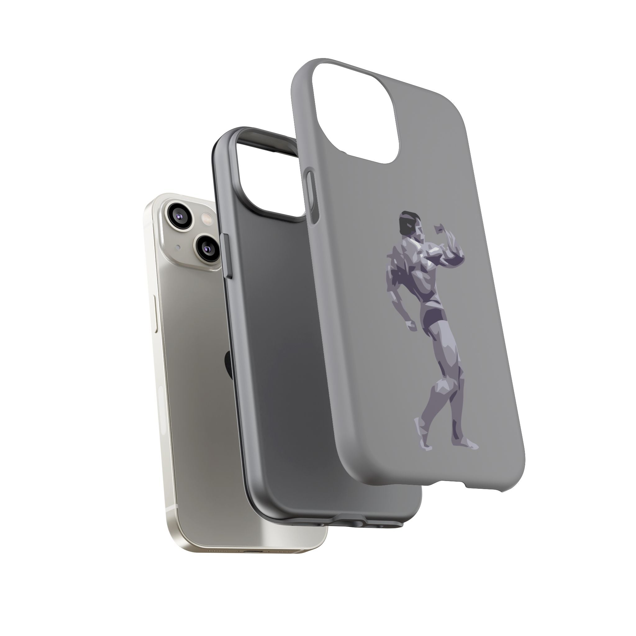 Muscle Man Phone Case - Tough Cases, Martial Arts Gift, Gym Lover Accessories, Inspirational Phone Cover, Unique Tech Gift