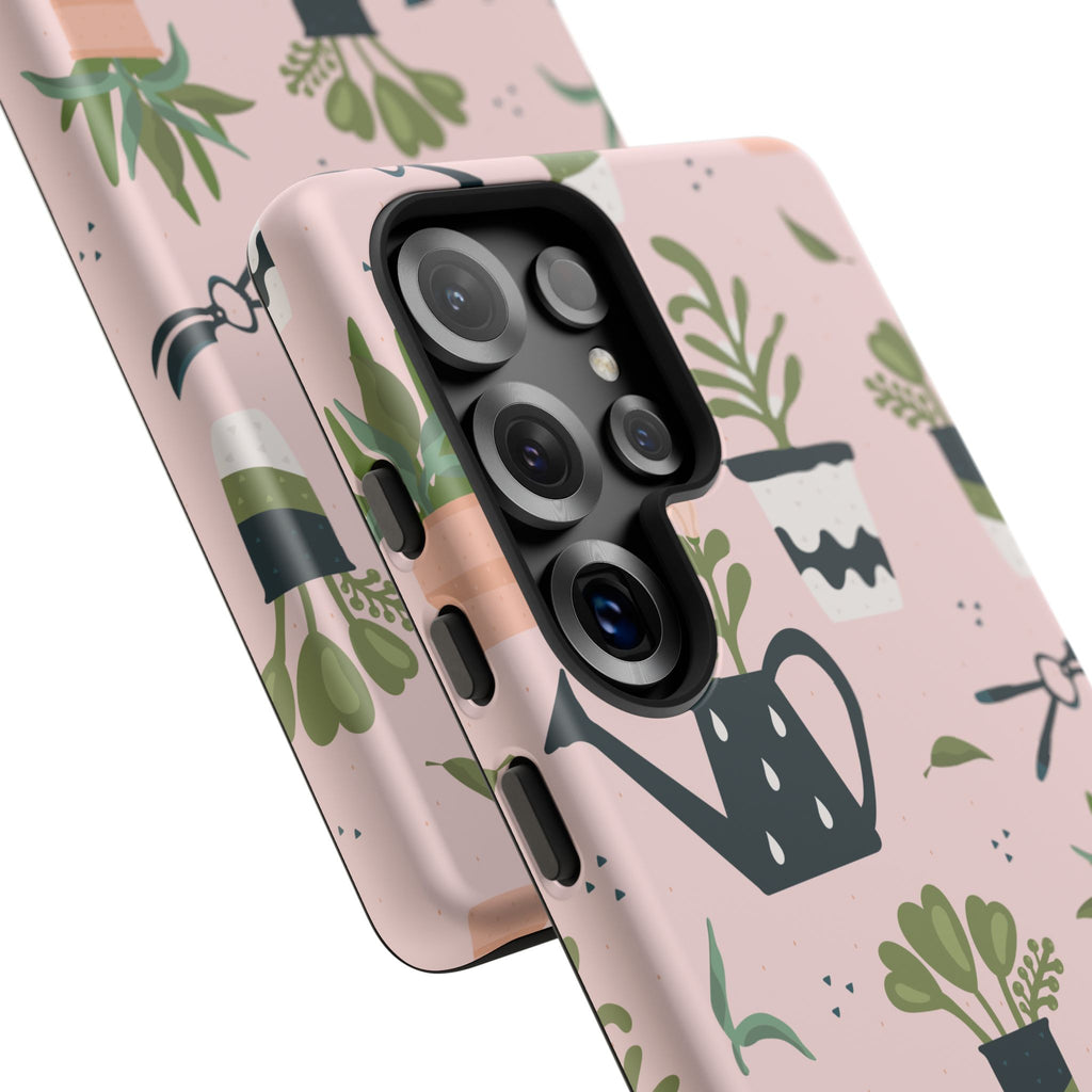 Floral Phone Case, Cute Plant Lover Case, Gift for Gardeners, Phone Cover, Green Thumb Accessories, Mother's Day Gift