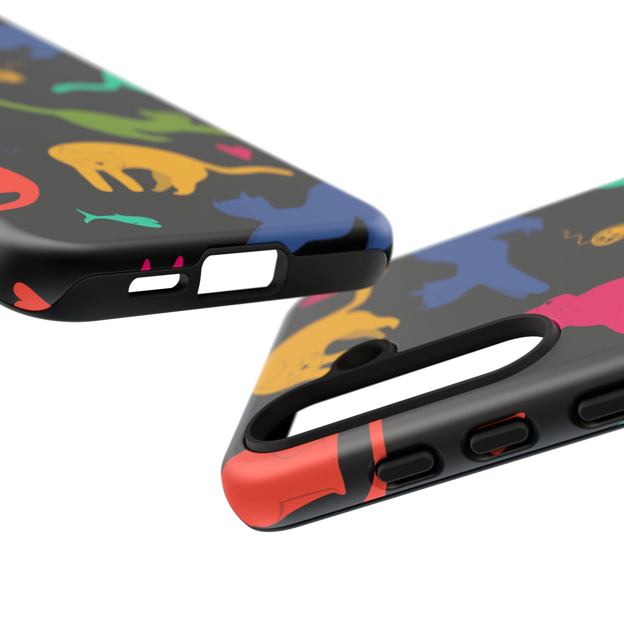 Colorful Cat Phone Case - Fun Pet Lover Accessory, Paw-some Gift for Cat Owners, Colorful Protective Cover, Cute Animal Phone [...]