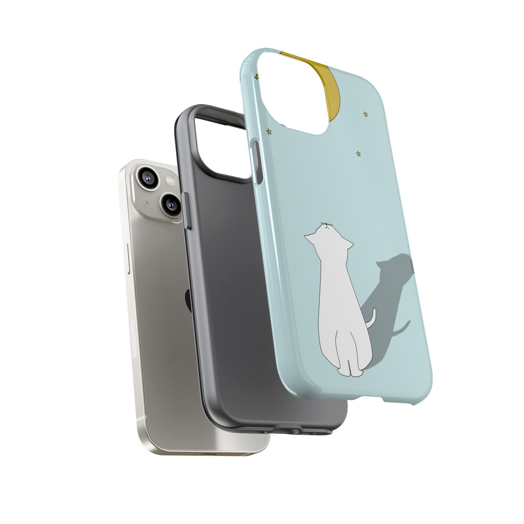 Cute Cat Phone Case, Tough Phone Cover, Pet Lover Gift, Unique Case, Animal Decor, Birthday Gift