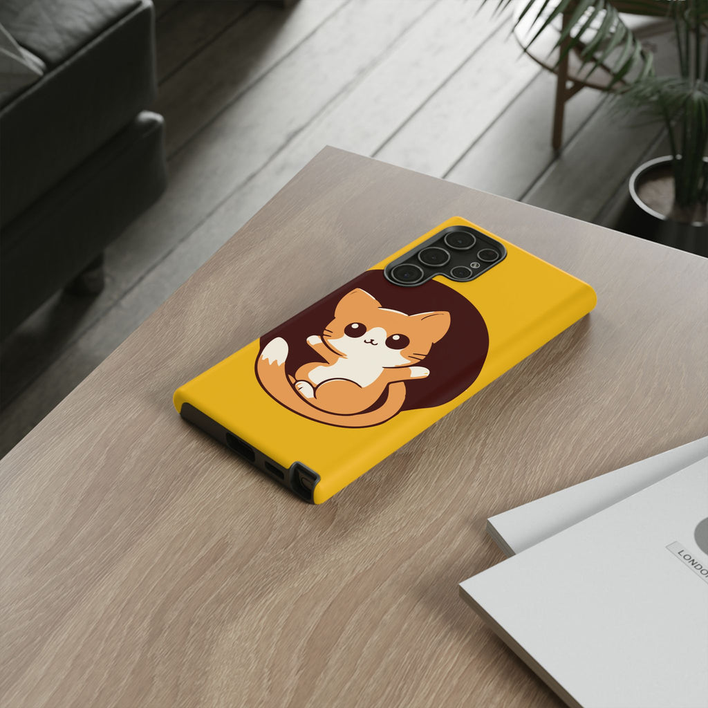 Cute Cat Phone Case | Tough Cases for Cat Lovers, Animal Design, Fun Gift, Unique Case, Durable Protection