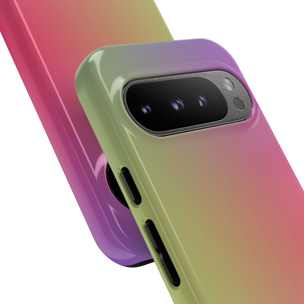 Gradient Phone Case, Tough Cases, Colorful Tech Accessory, Modern Phone Protection, Trendy Gift for Friends, Birthday, Holidays