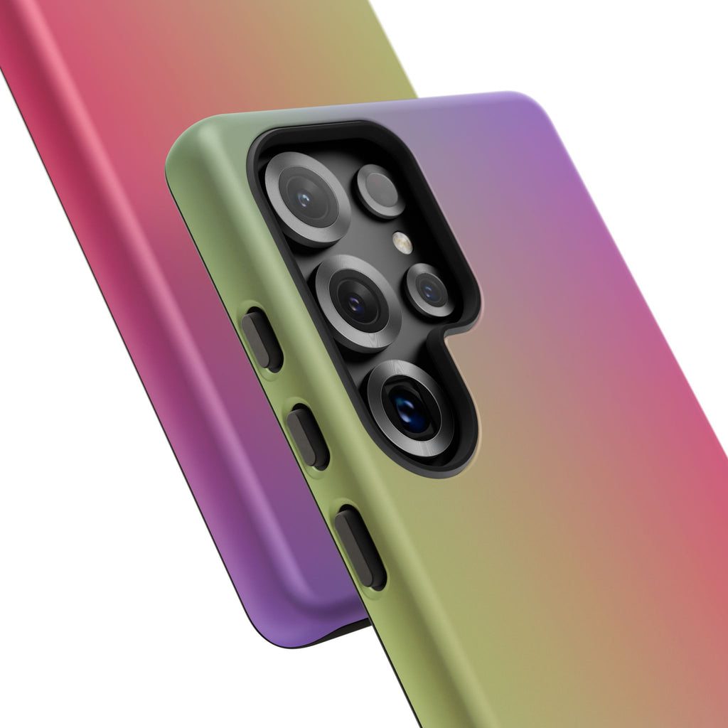 Gradient Phone Case, Tough Cases, Colorful Tech Accessory, Modern Phone Protection, Trendy Gift for Friends, Birthday, Holidays