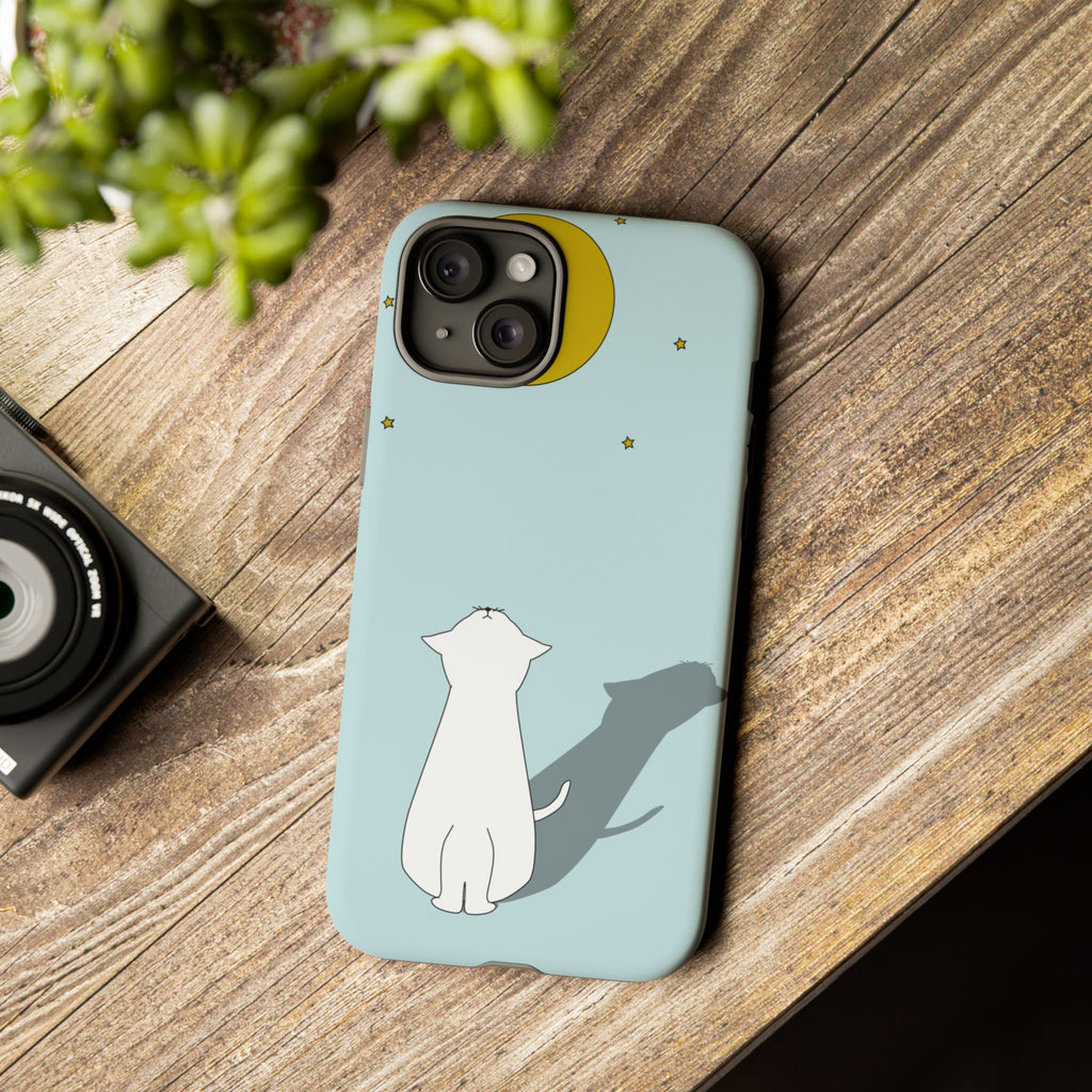 Cute Cat Phone Case, Tough Phone Cover, Pet Lover Gift, Unique Case, Animal Decor, Birthday Gift
