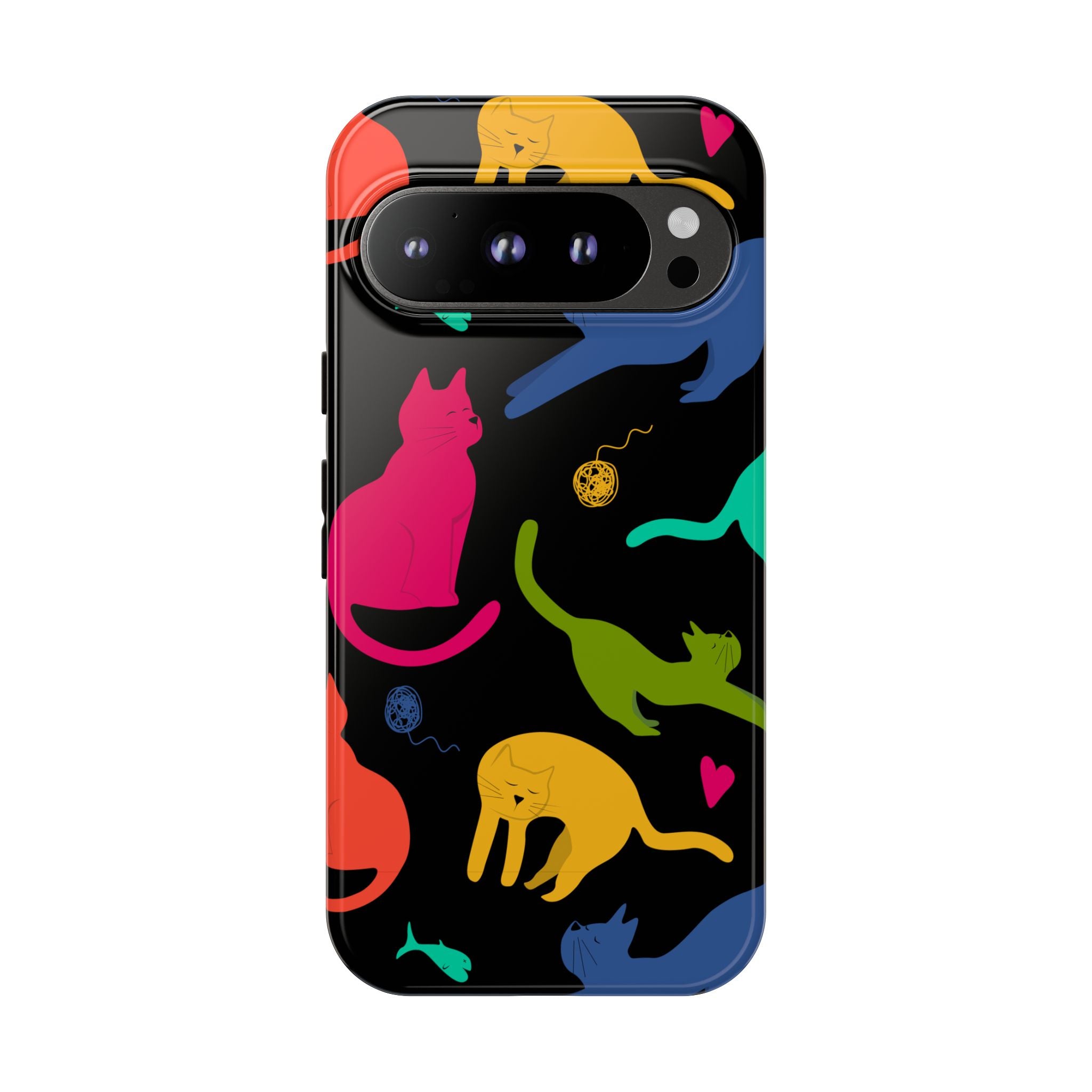 Colorful Cat Phone Case - Fun Pet Lover Accessory, Paw-some Gift for Cat Owners, Colorful Protective Cover, Cute Animal Phone [...]
