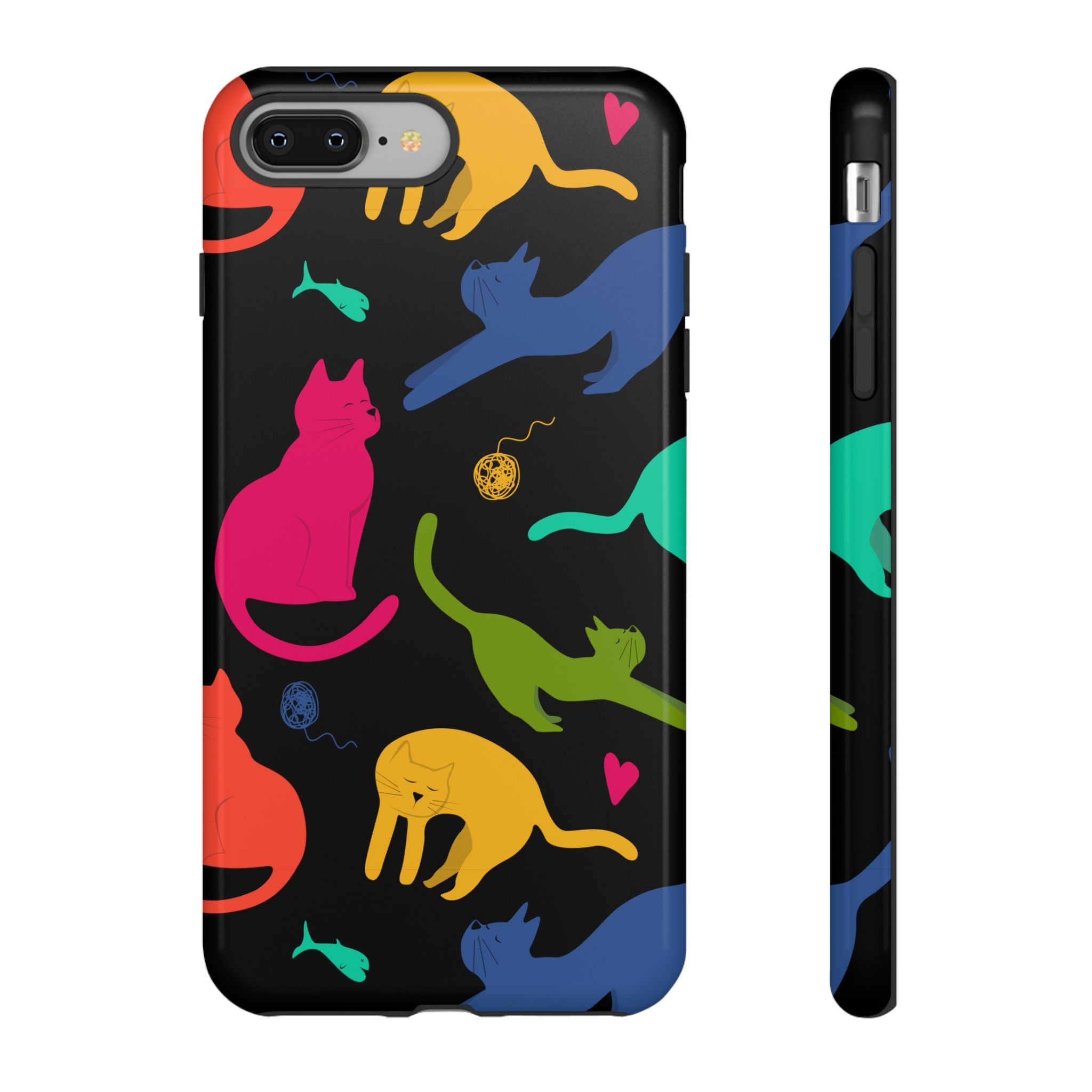 Colorful Cat Phone Case - Fun Pet Lover Accessory, Paw-some Gift for Cat Owners, Colorful Protective Cover, Cute Animal Phone [...]