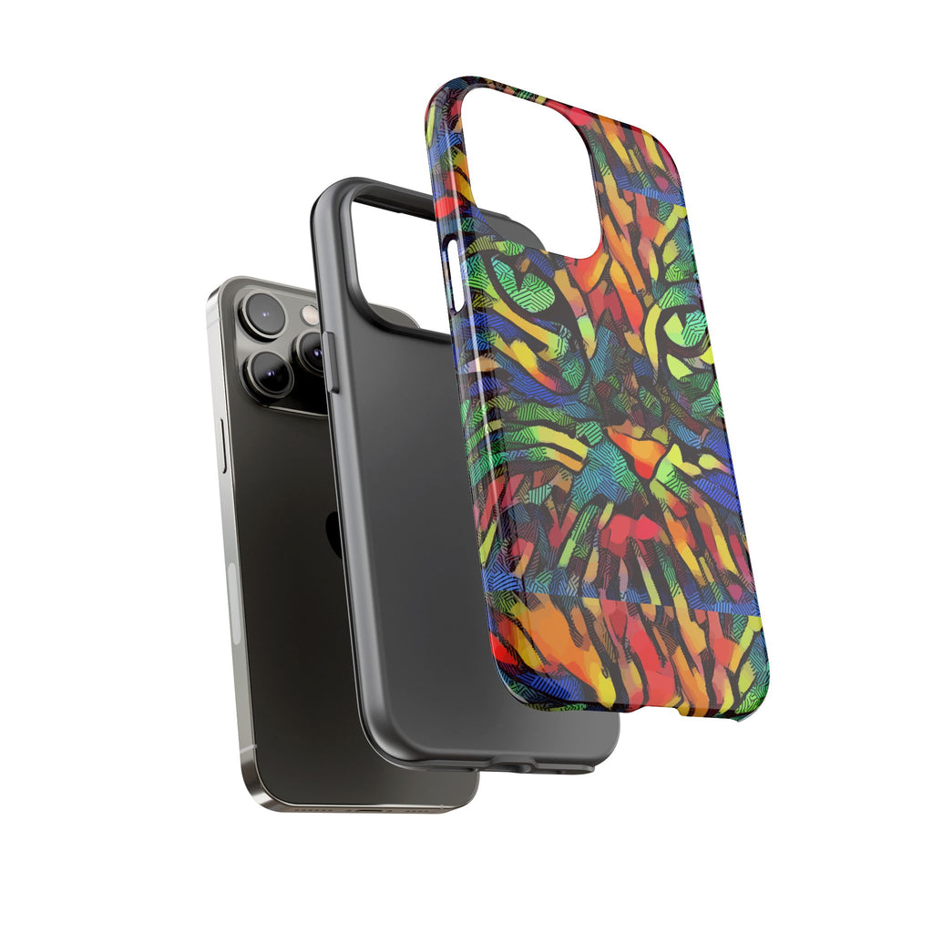 Colorful Phone Cases for Vibrant Style - Tough Cases, Unique Gifts, Animal Print, Artistic Design, Phone Accessories, Eco-Friendly