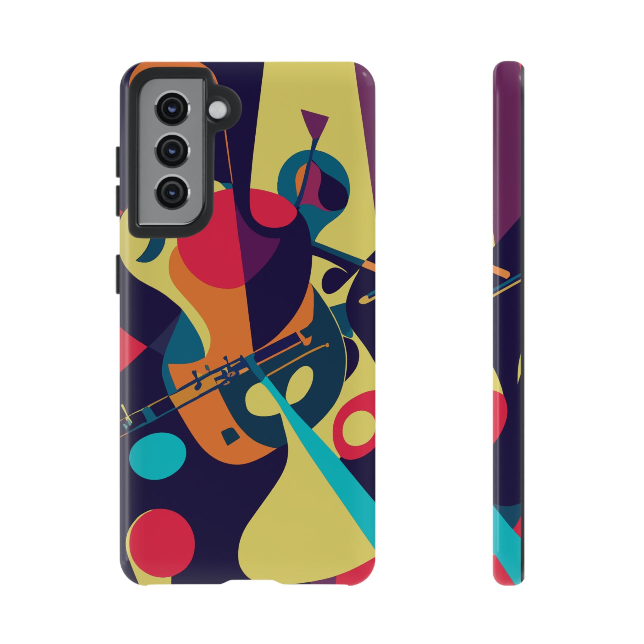 Vibrant Guitar Phone Case - Tough Cases for Music Lovers, Colorful Phone Cover, Gifts for Musicians, Artistic Mobile Accessories, [...]
