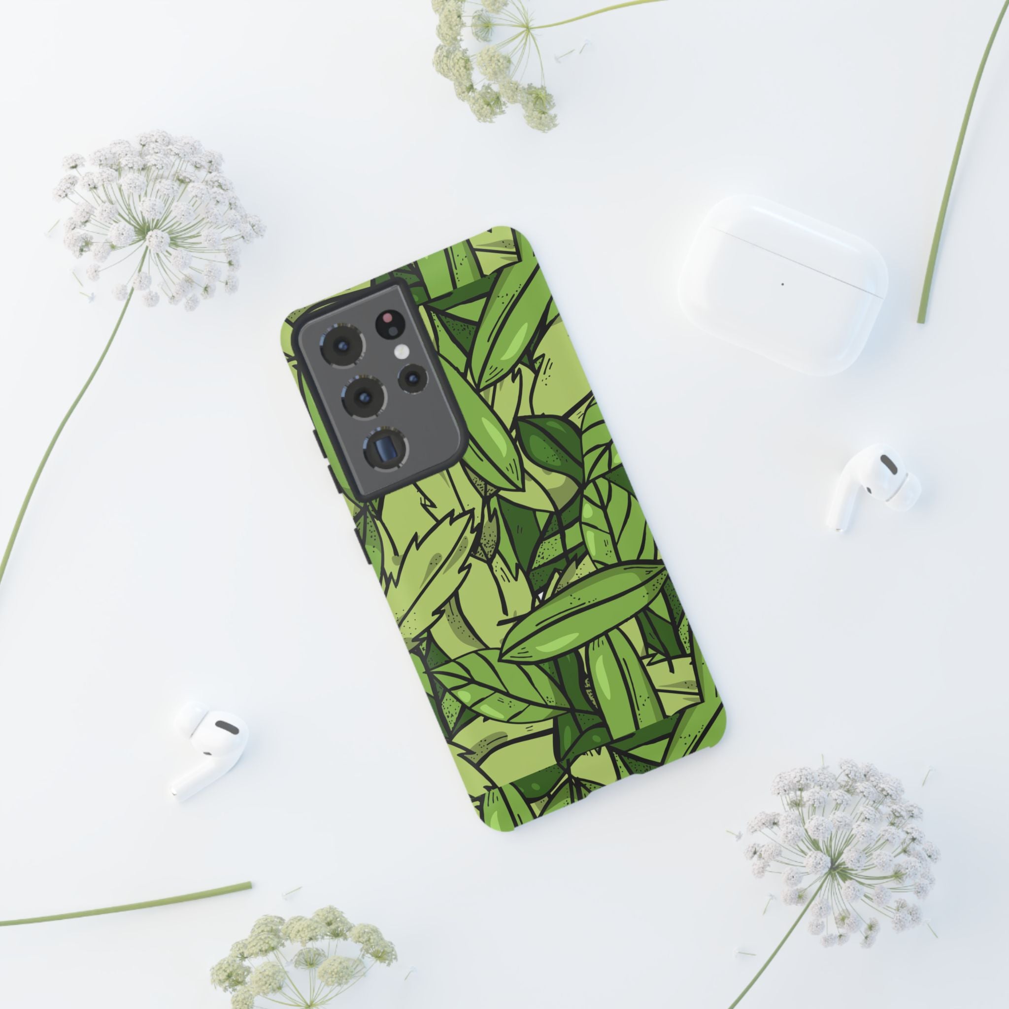 Leafy Green Phone Case - Tough Cases, Eco-Friendly Gadget Cover, Nature-Inspired Accessories, Unique Gift for Nature Lovers, Stylish [...]