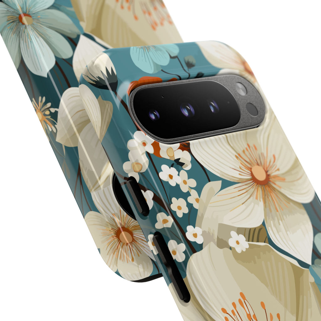 Floral Phone Case, Stylish Tough Cases with Botanical Design, Flower Print Phone Cover, Gifts for Nature Lovers, Eco-Friendly Mobile Cover