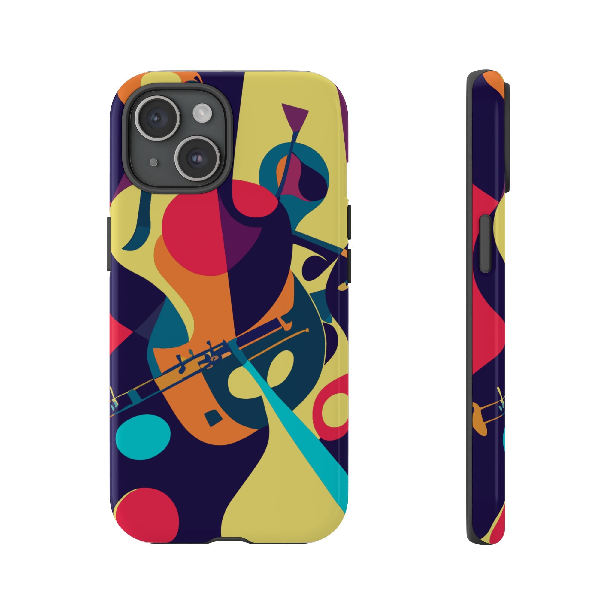Vibrant Guitar Phone Case - Tough Cases for Music Lovers, Colorful Phone Cover, Gifts for Musicians, Artistic Mobile Accessories, [...]