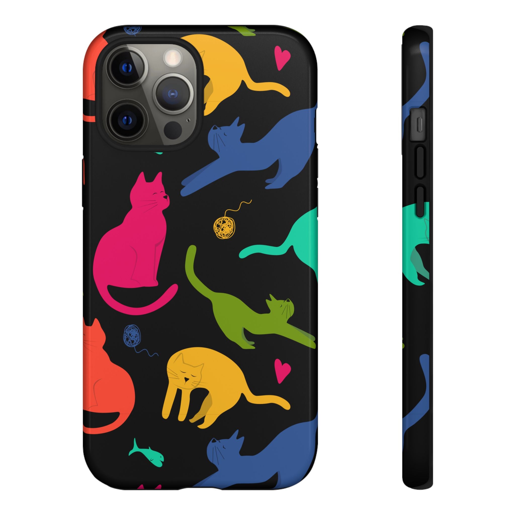 Colorful Cat Phone Case - Fun Pet Lover Accessory, Paw-some Gift for Cat Owners, Colorful Protective Cover, Cute Animal Phone [...]