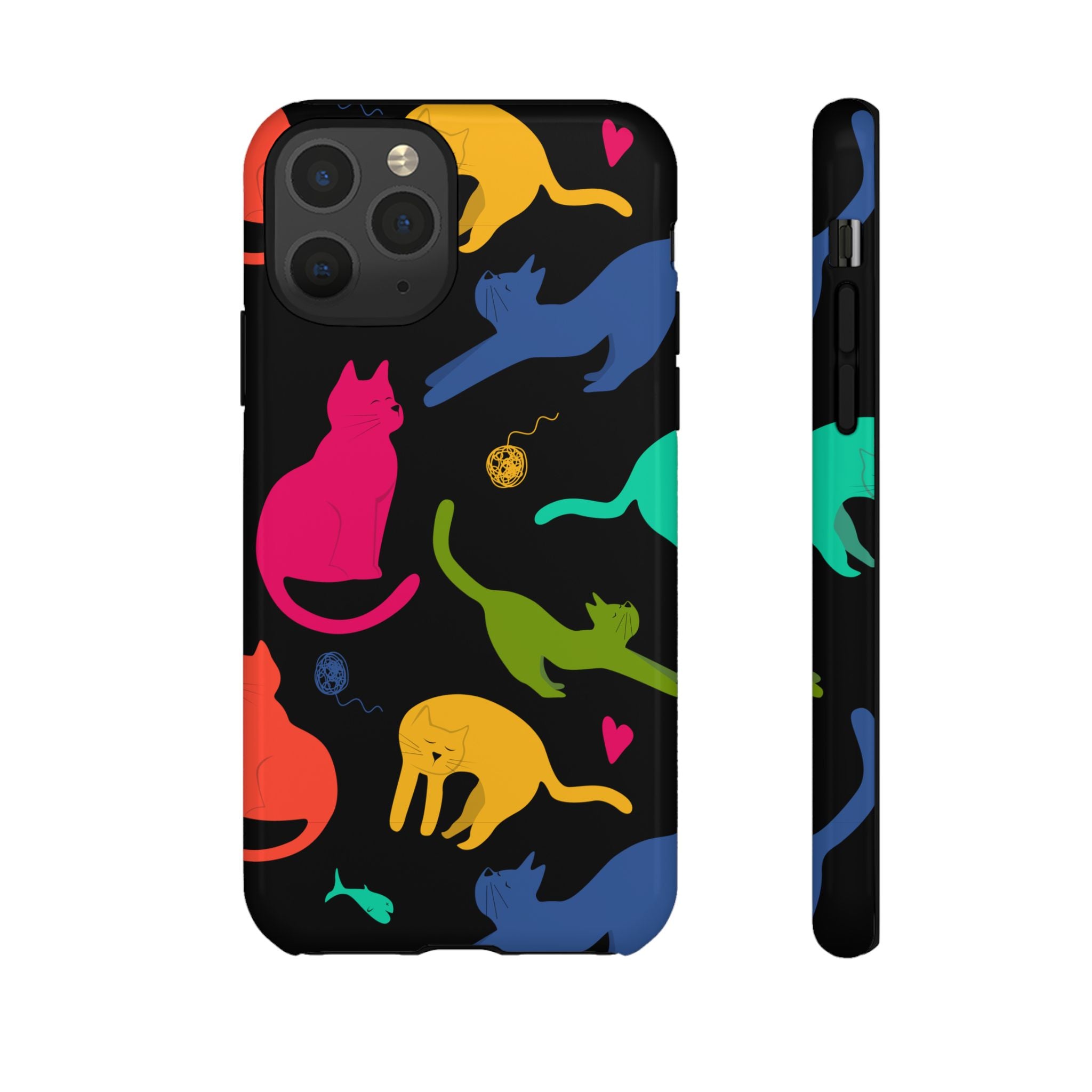 Colorful Cat Phone Case - Fun Pet Lover Accessory, Paw-some Gift for Cat Owners, Colorful Protective Cover, Cute Animal Phone [...]