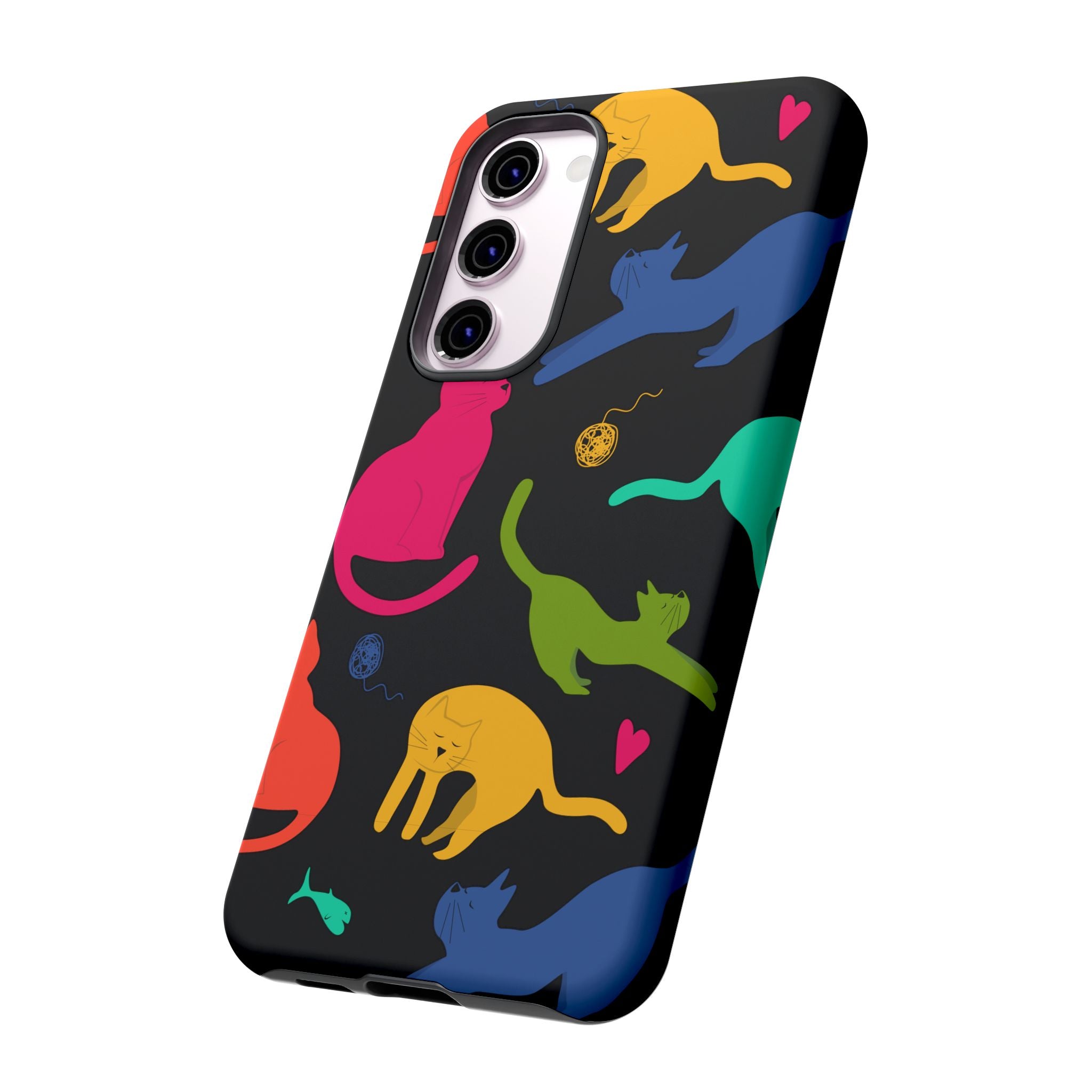Colorful Cat Phone Case - Fun Pet Lover Accessory, Paw-some Gift for Cat Owners, Colorful Protective Cover, Cute Animal Phone [...]