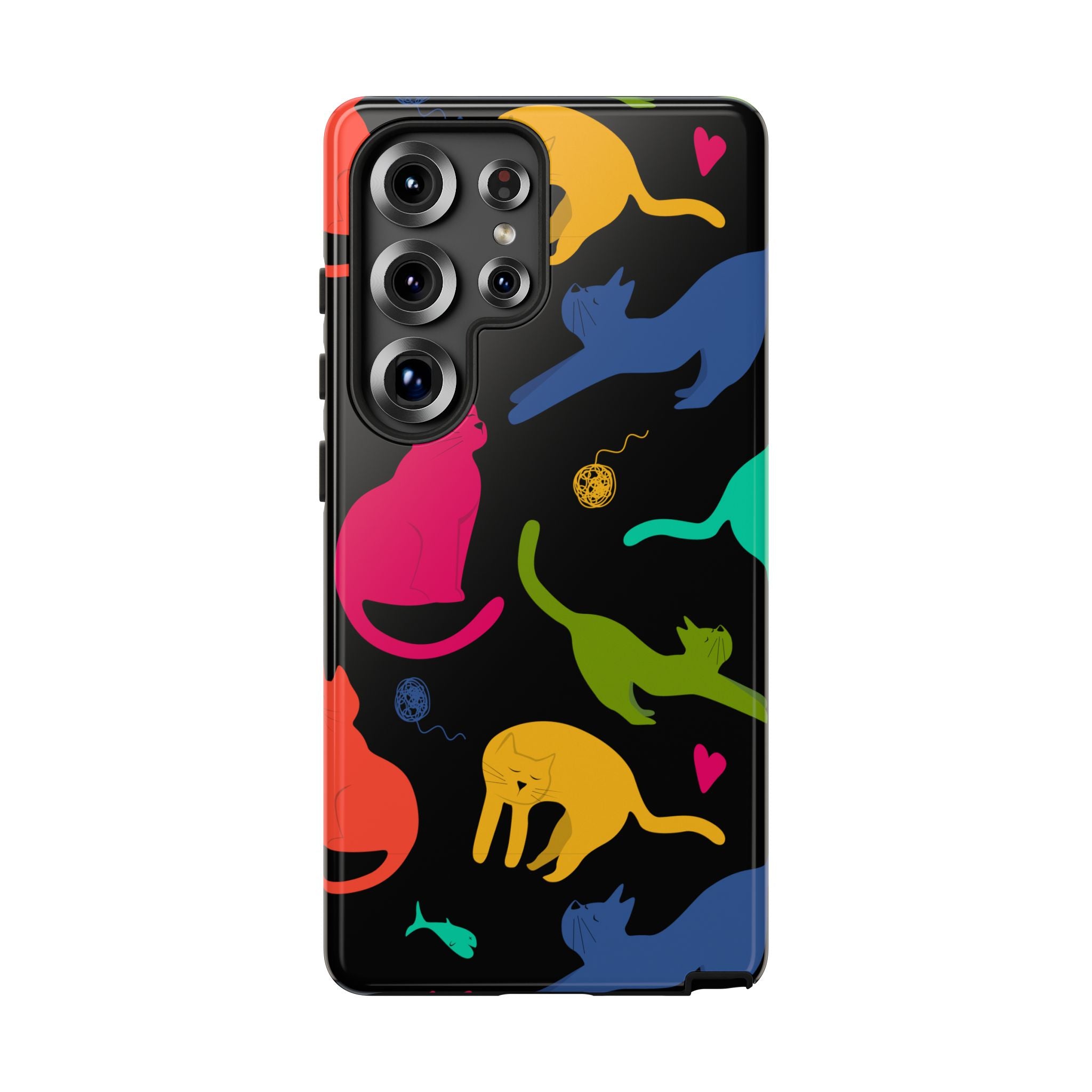 Colorful Cat Phone Case - Fun Pet Lover Accessory, Paw-some Gift for Cat Owners, Colorful Protective Cover, Cute Animal Phone [...]
