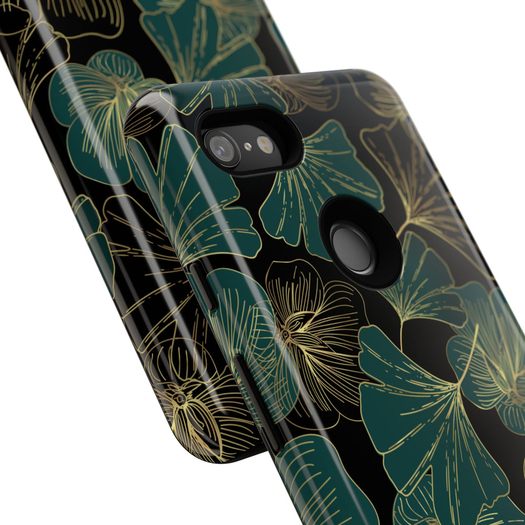 Floral Phone Case - Tough Cases, Protective Cover, Stylish Accessory, Gift for Her, Nature-Inspired Design