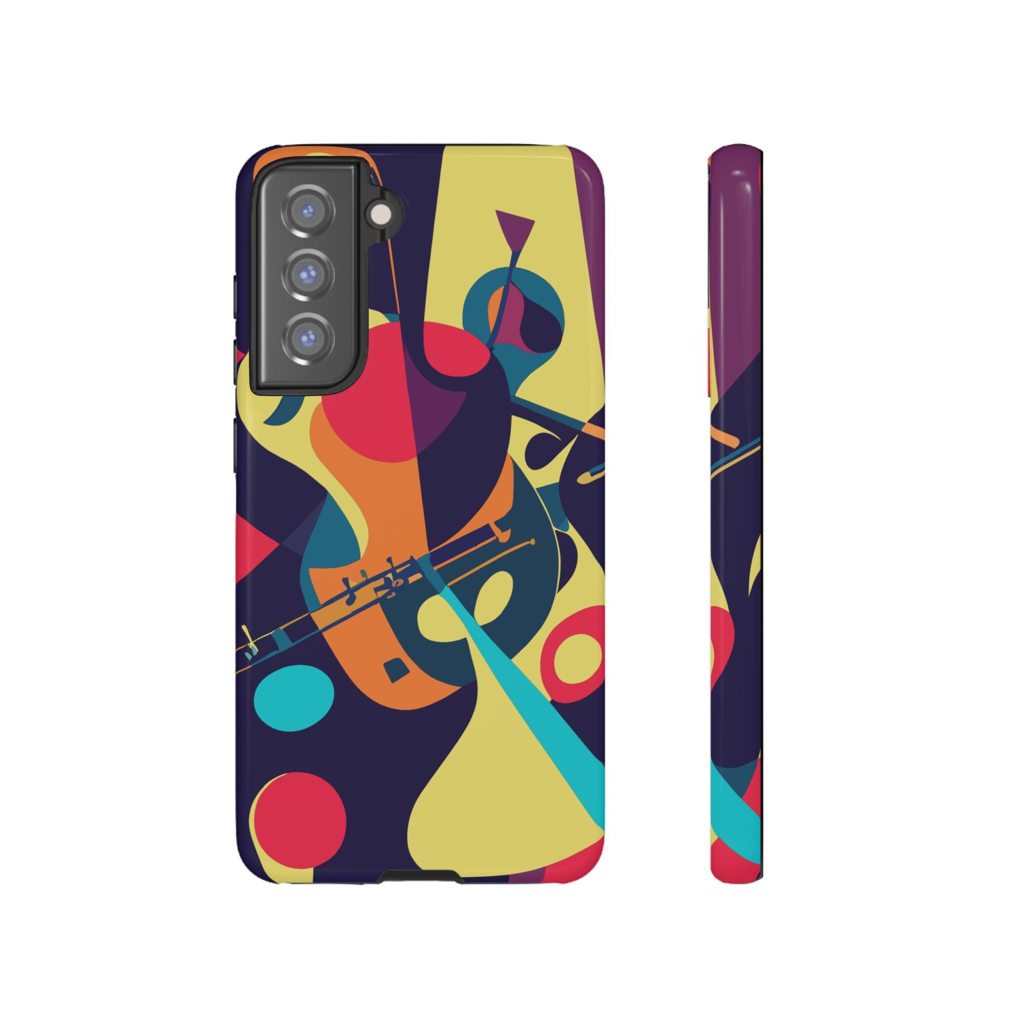Vibrant Guitar Phone Case - Tough Cases for Music Lovers, Colorful Phone Cover, Gifts for Musicians, Artistic Mobile Accessories, [...]
