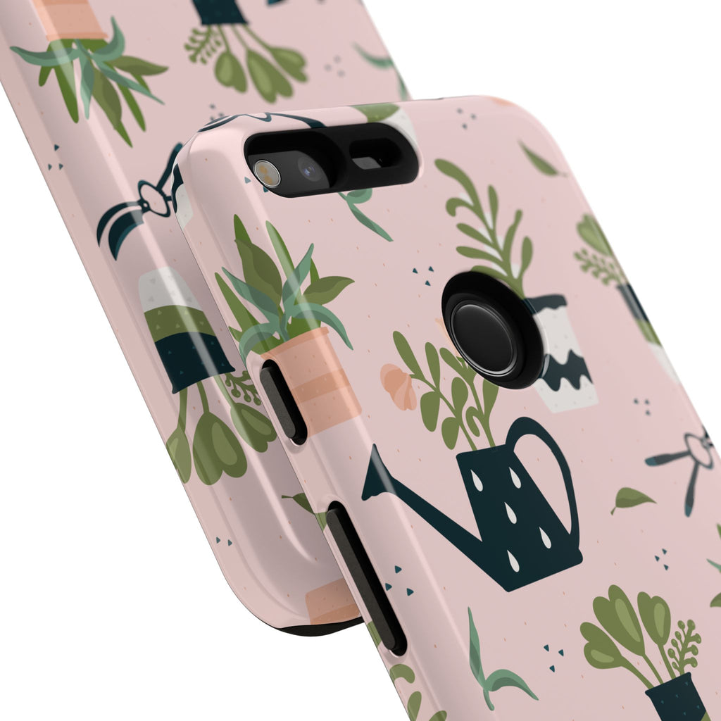 Floral Phone Case, Cute Plant Lover Case, Gift for Gardeners, Phone Cover, Green Thumb Accessories, Mother's Day Gift
