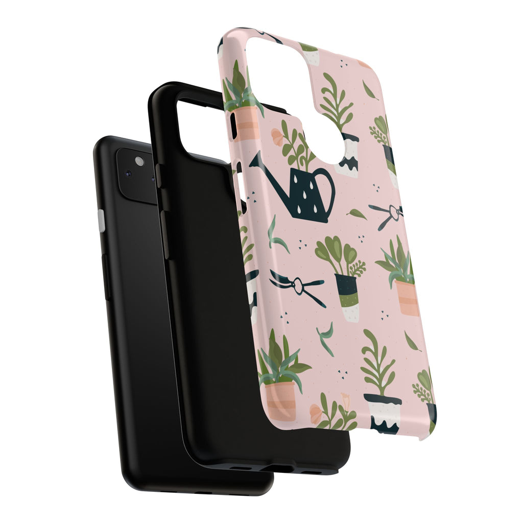 Floral Phone Case, Cute Plant Lover Case, Gift for Gardeners, Phone Cover, Green Thumb Accessories, Mother's Day Gift
