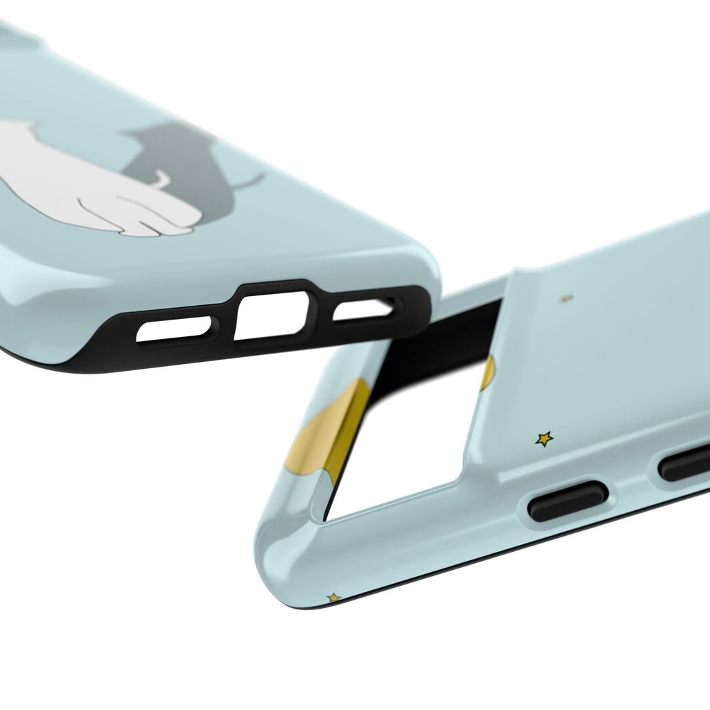 Cute Cat Phone Case, Tough Phone Cover, Pet Lover Gift, Unique Case, Animal Decor, Birthday Gift