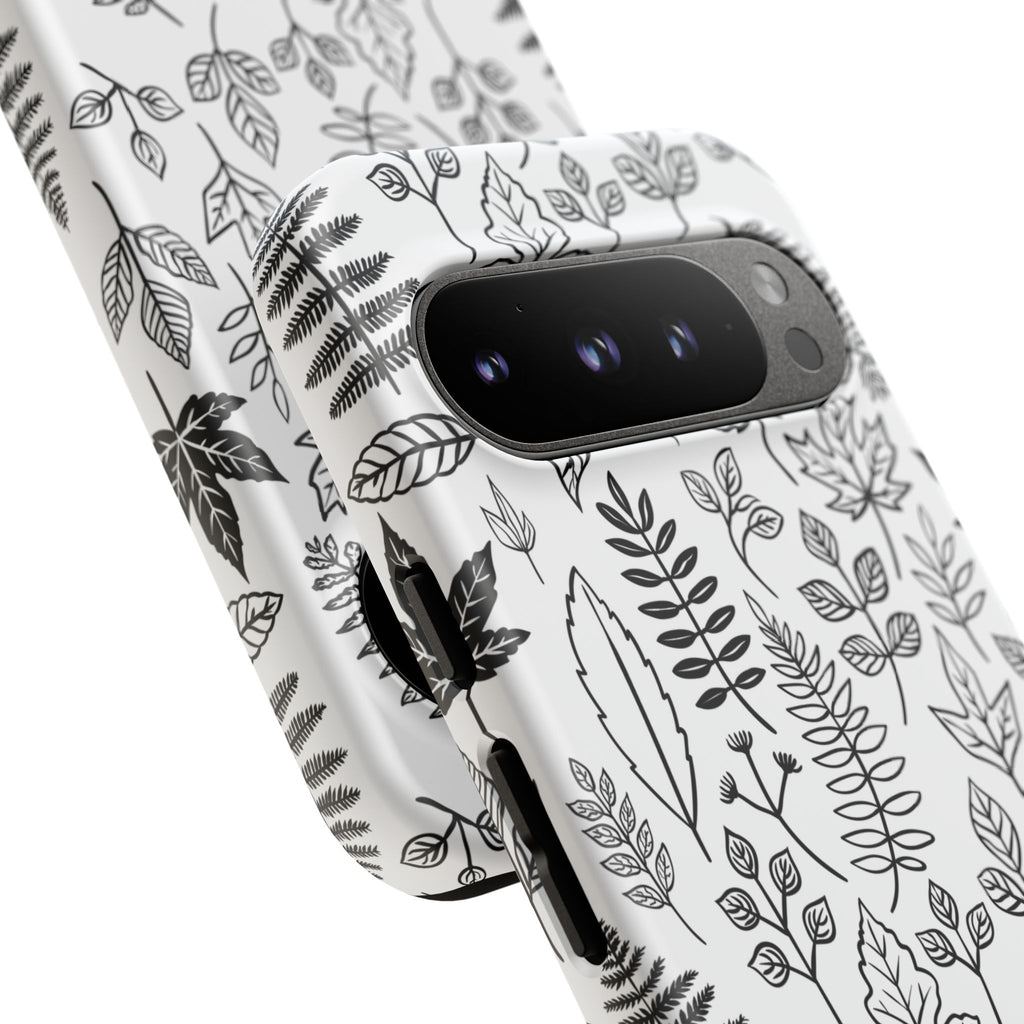 Stylish Phone Case for Nature Lovers, Botanical Design, Gift for Her, Fall Accessories, Customizable Tech Gear