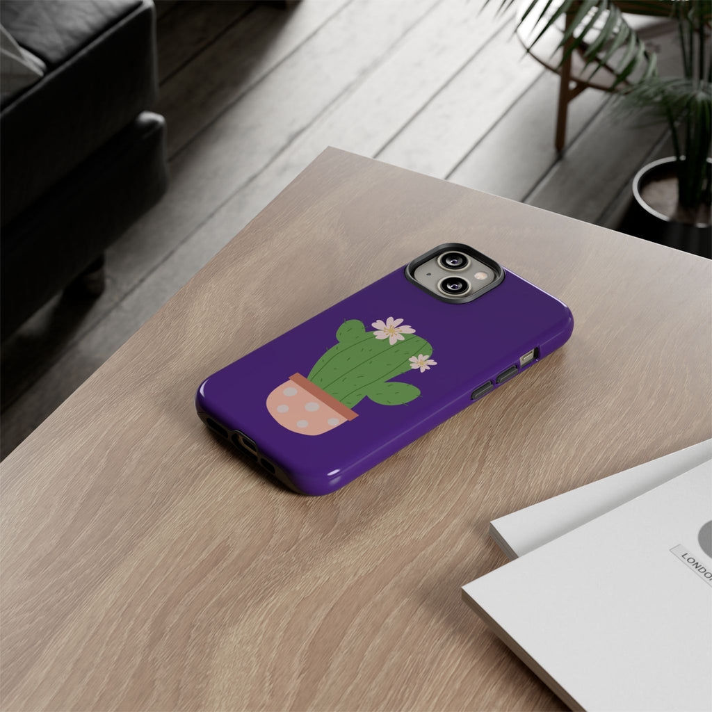 Cactus Phone Case, Tough Cases, Cute Floral, Trending Design, Unique Gift, Phone Accessories, Summer Vibe, Nature Lover