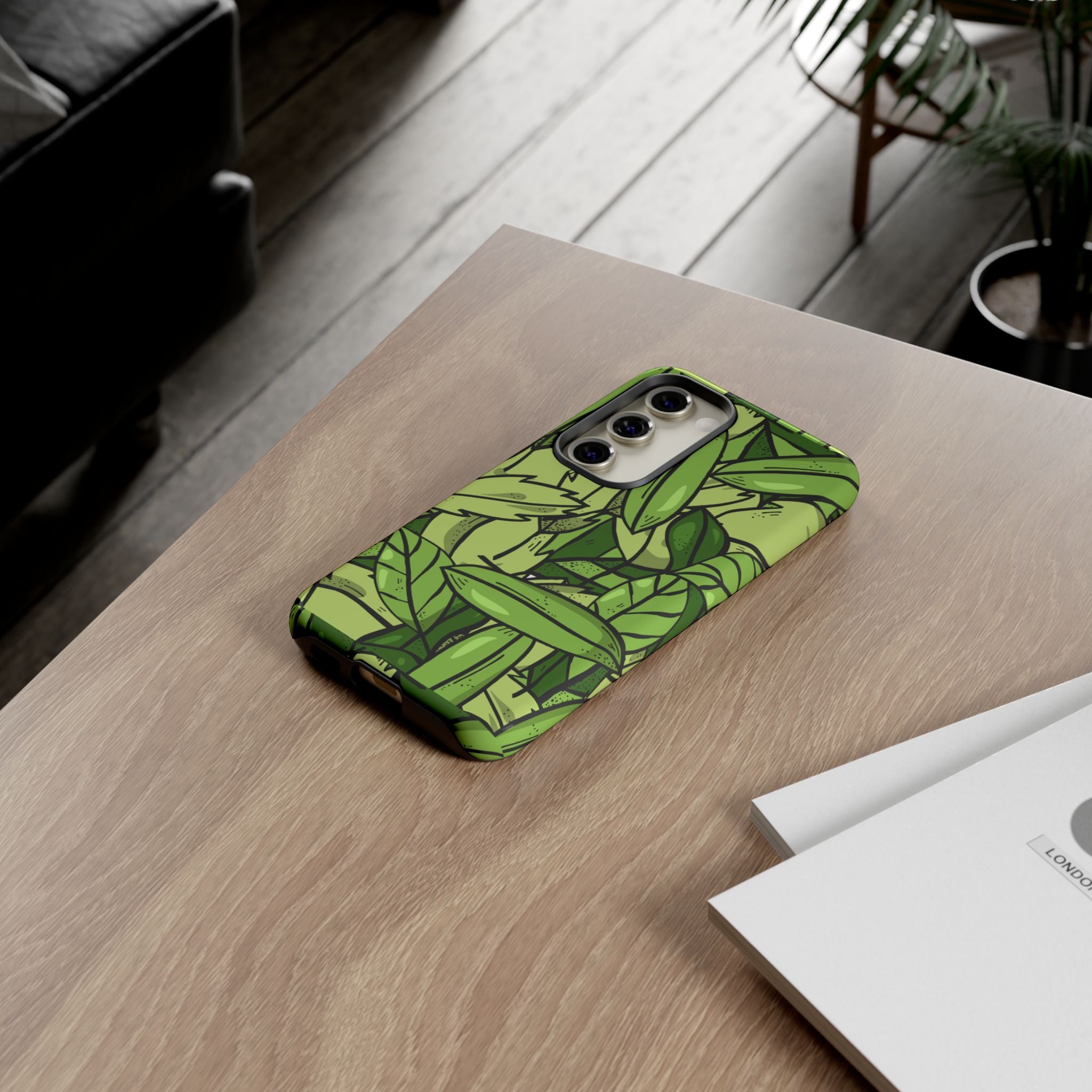 Leafy Green Phone Case - Tough Cases, Eco-Friendly Gadget Cover, Nature-Inspired Accessories, Unique Gift for Nature Lovers, Stylish [...]