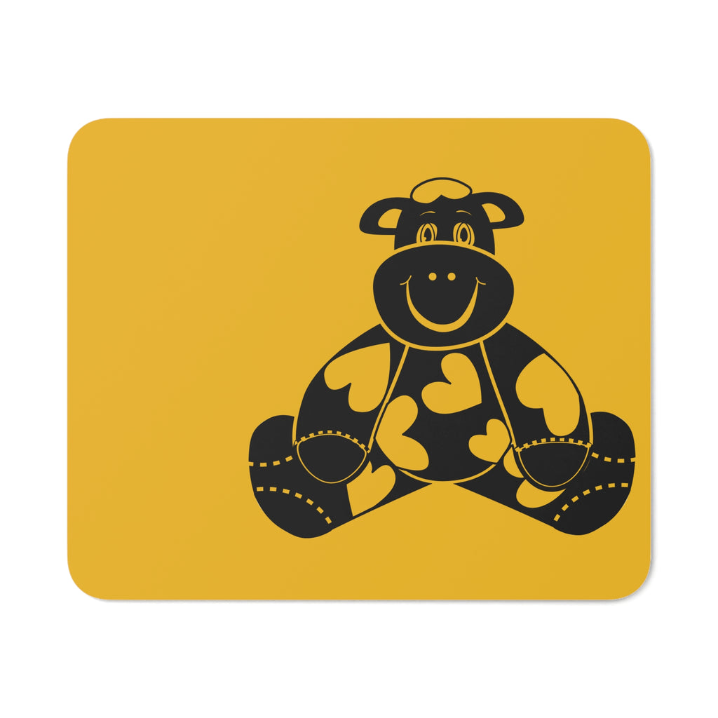 Cute Cow Desk Mouse Pad | Fun Office Supplies, Cow Lover Gift, Animal Decor, Unique Desk Accessories, Farmhouse Style