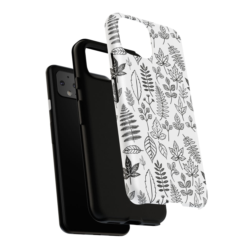 Stylish Phone Case for Nature Lovers, Botanical Design, Gift for Her, Fall Accessories, Customizable Tech Gear
