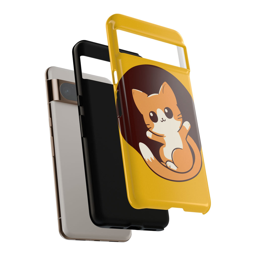 Cute Cat Phone Case | Tough Cases for Cat Lovers, Animal Design, Fun Gift, Unique Case, Durable Protection