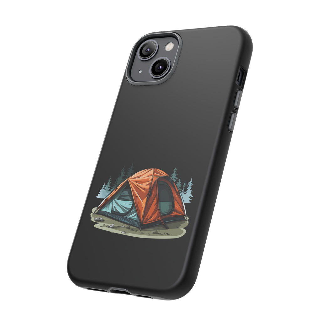 Camping Phone Case, Outdoor Adventure, Nature Lover Gift, Tough Cases, Hiking Accessory, Travel Gear, Camping Vibes