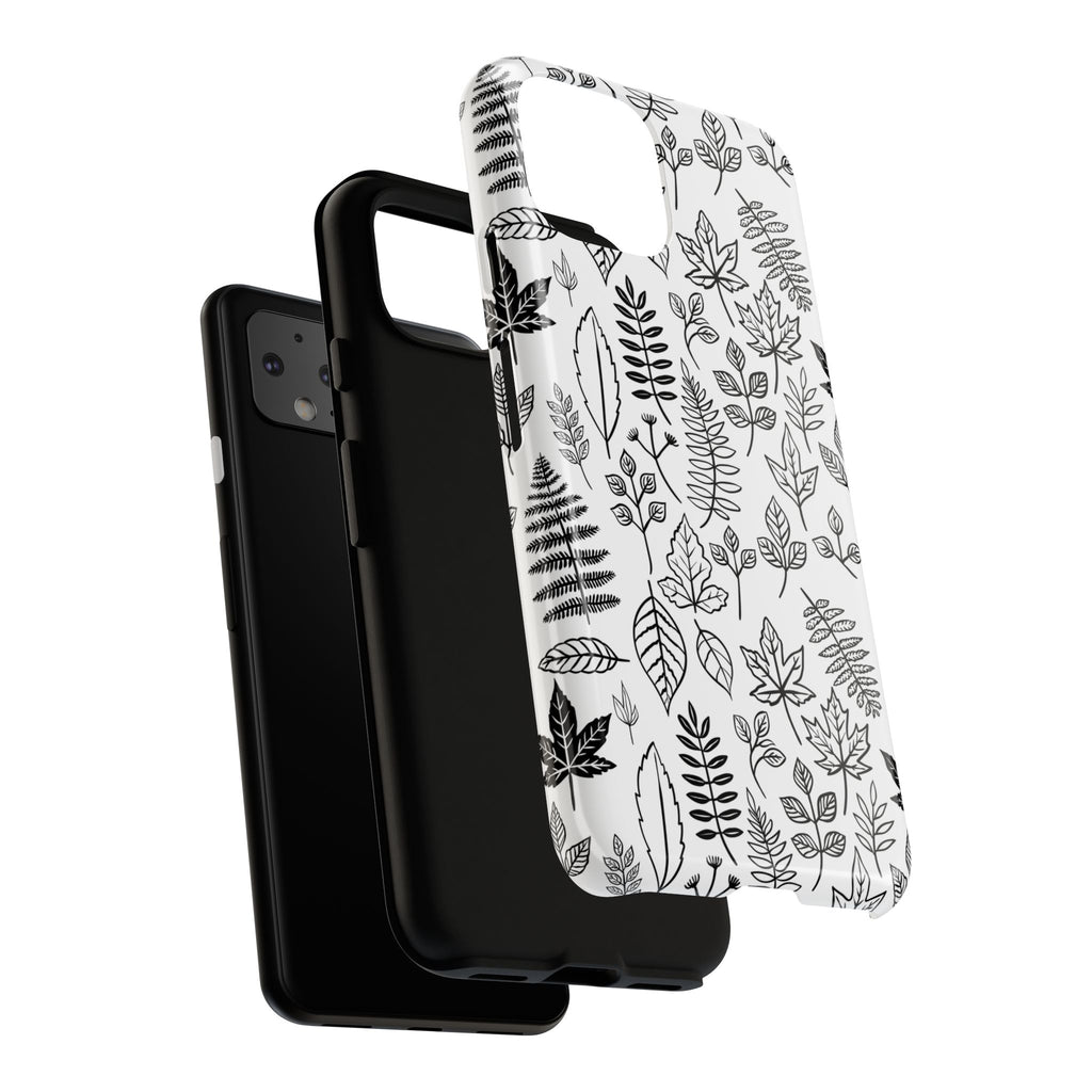 Stylish Phone Case for Nature Lovers, Botanical Design, Gift for Her, Fall Accessories, Customizable Tech Gear