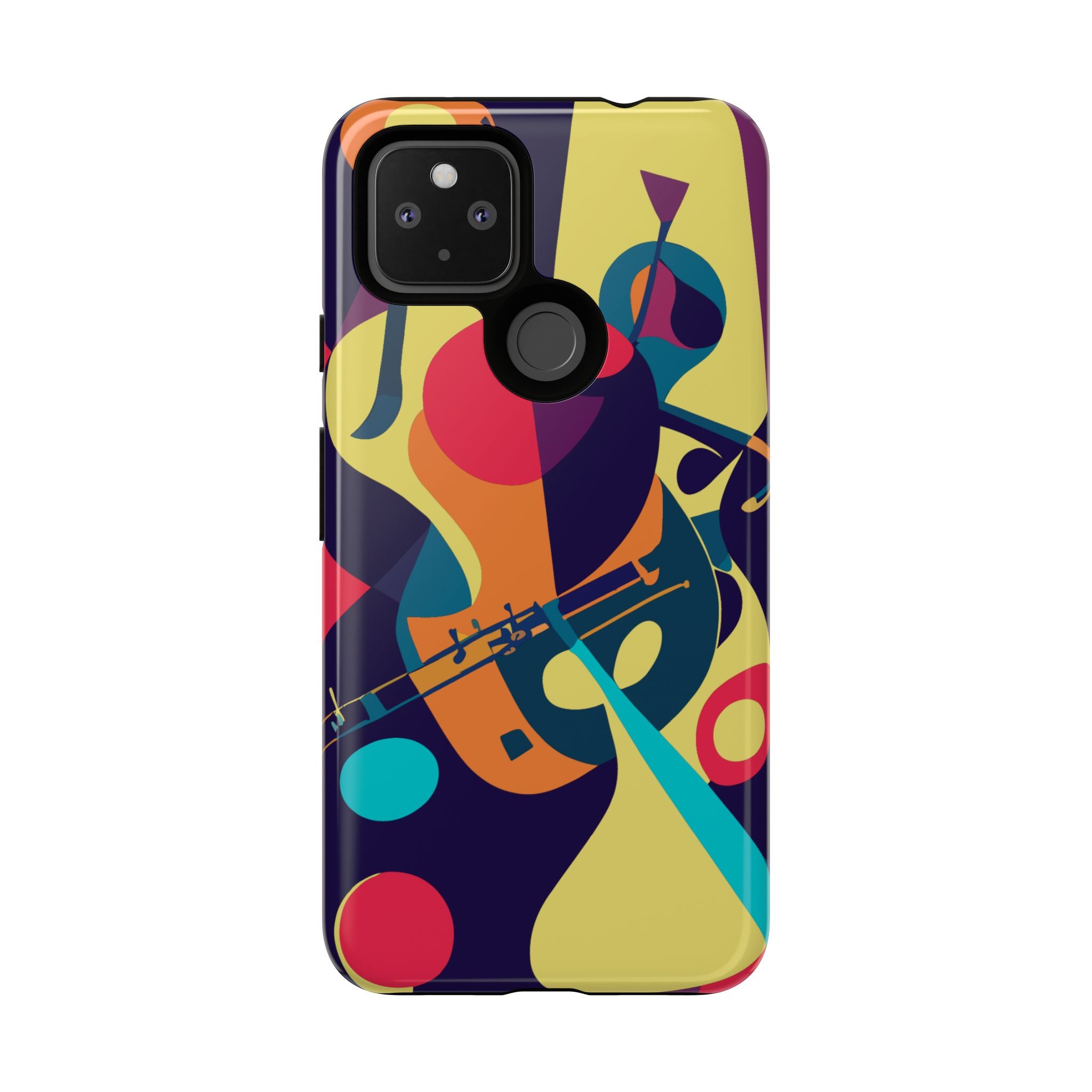 Vibrant Guitar Phone Case - Tough Cases for Music Lovers, Colorful Phone Cover, Gifts for Musicians, Artistic Mobile Accessories, [...]