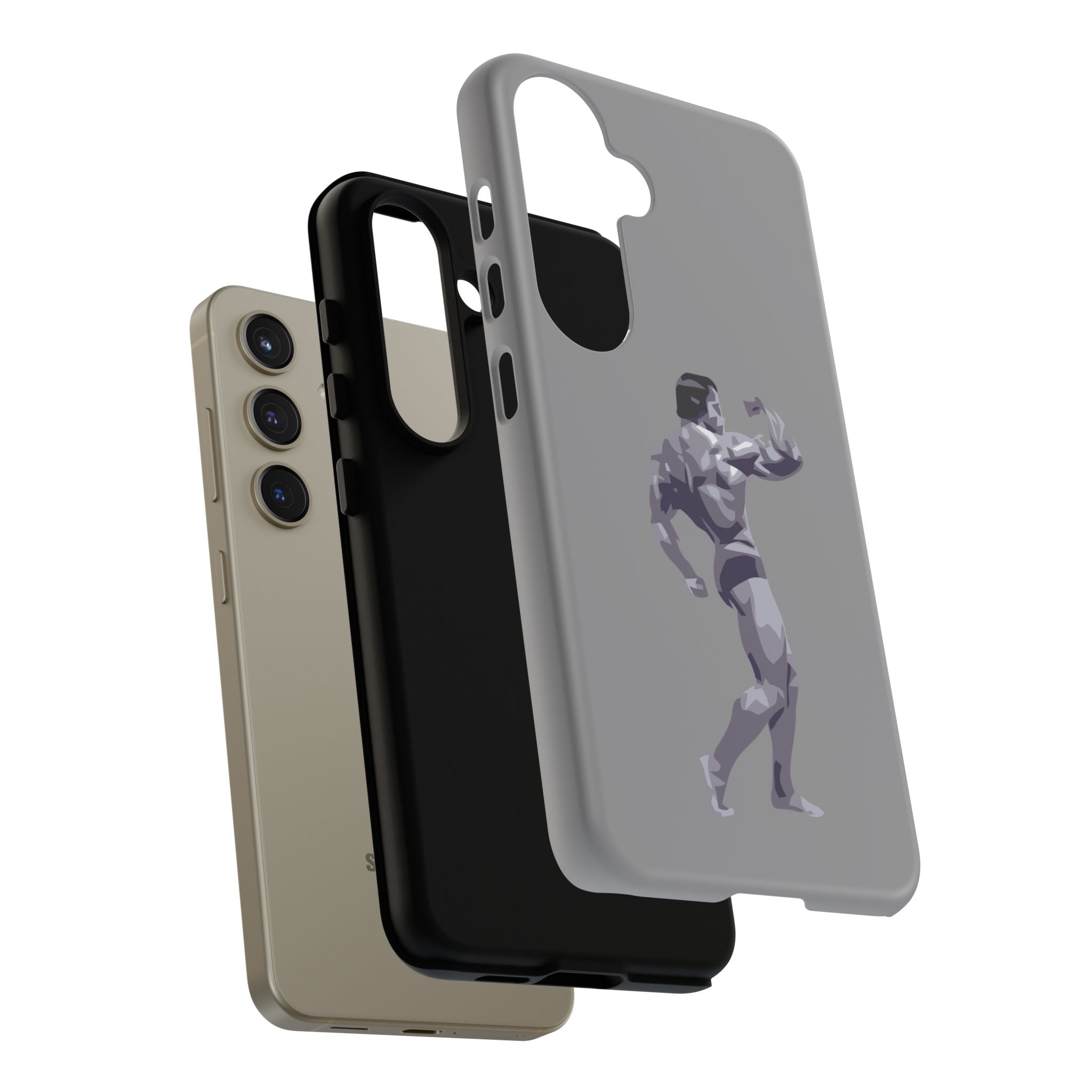 Muscle Man Phone Case - Tough Cases, Martial Arts Gift, Gym Lover Accessories, Inspirational Phone Cover, Unique Tech Gift