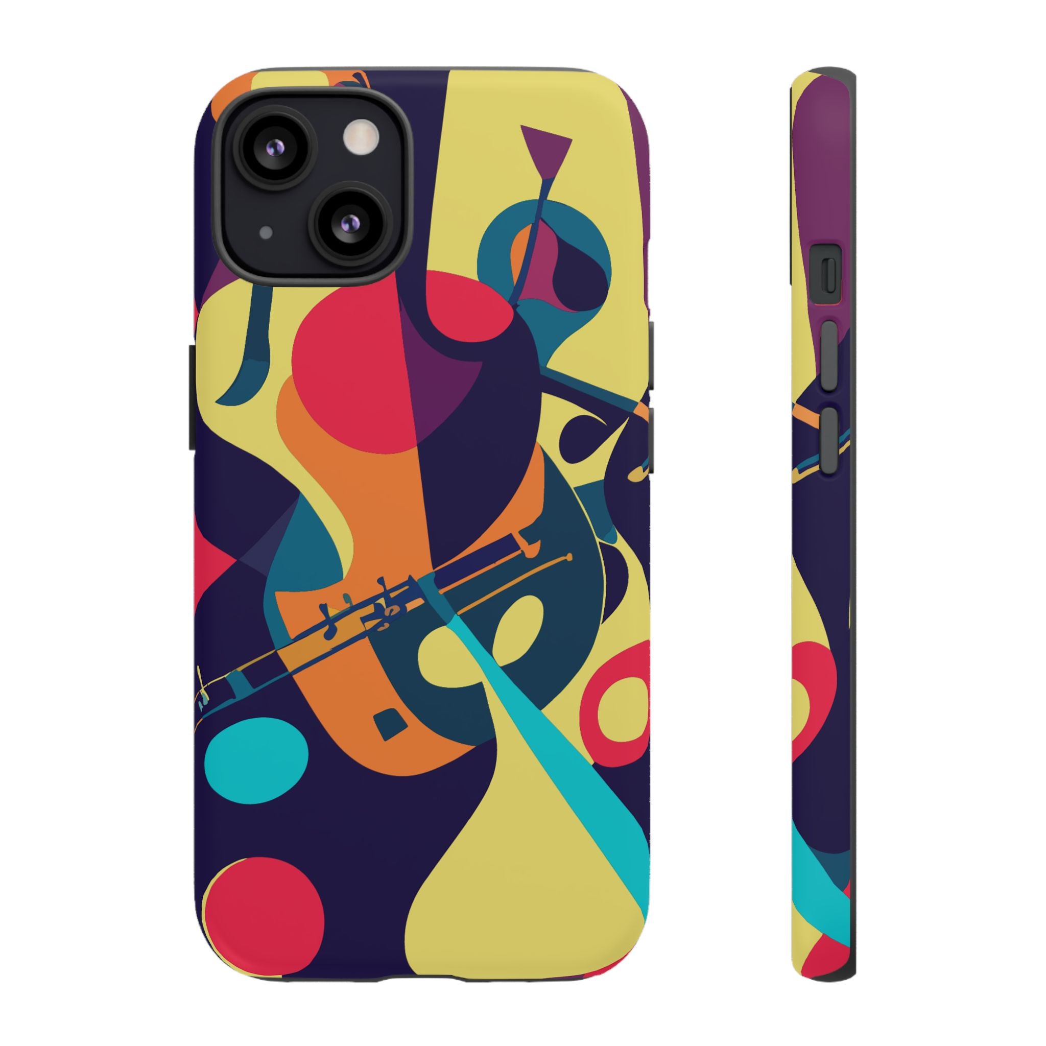 Vibrant Guitar Phone Case - Tough Cases for Music Lovers, Colorful Phone Cover, Gifts for Musicians, Artistic Mobile Accessories, [...]