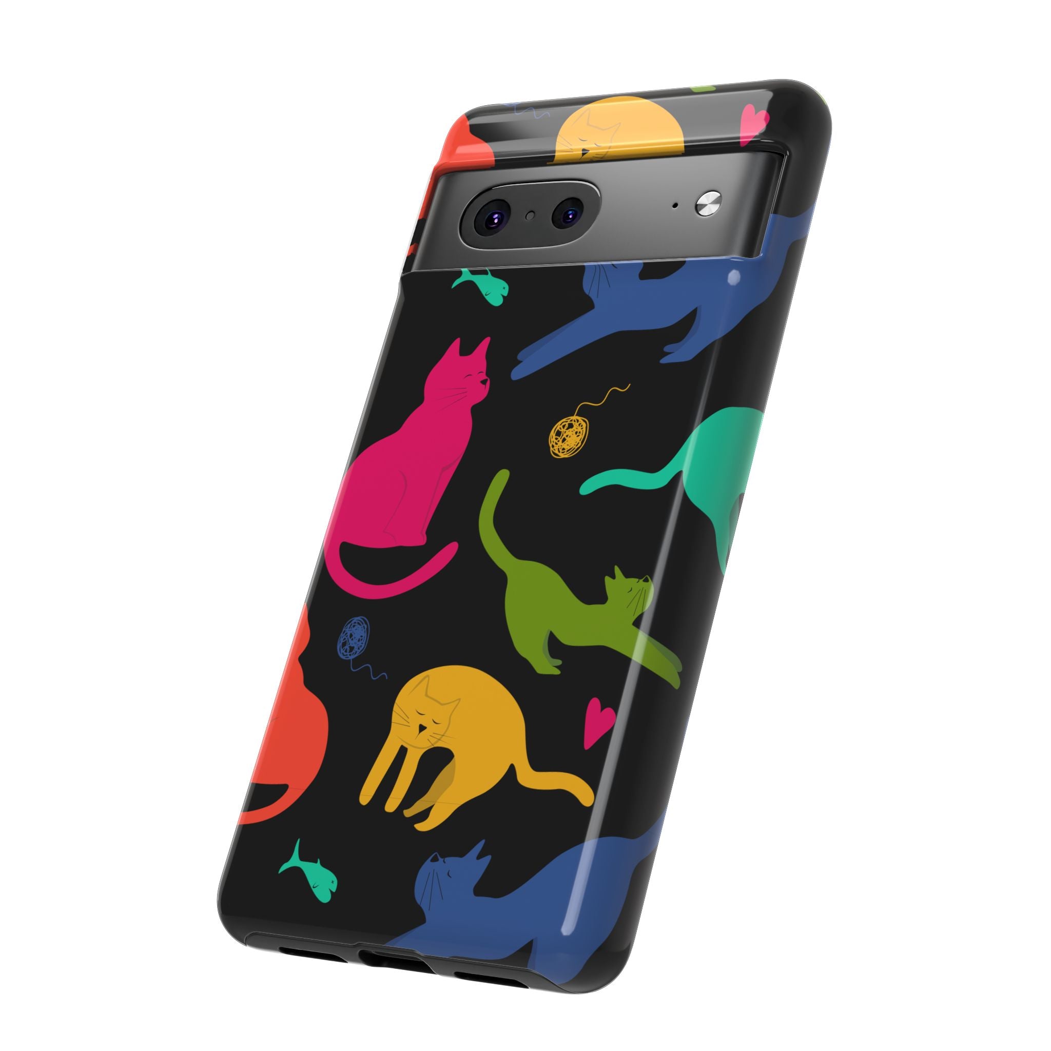 Colorful Cat Phone Case - Fun Pet Lover Accessory, Paw-some Gift for Cat Owners, Colorful Protective Cover, Cute Animal Phone [...]