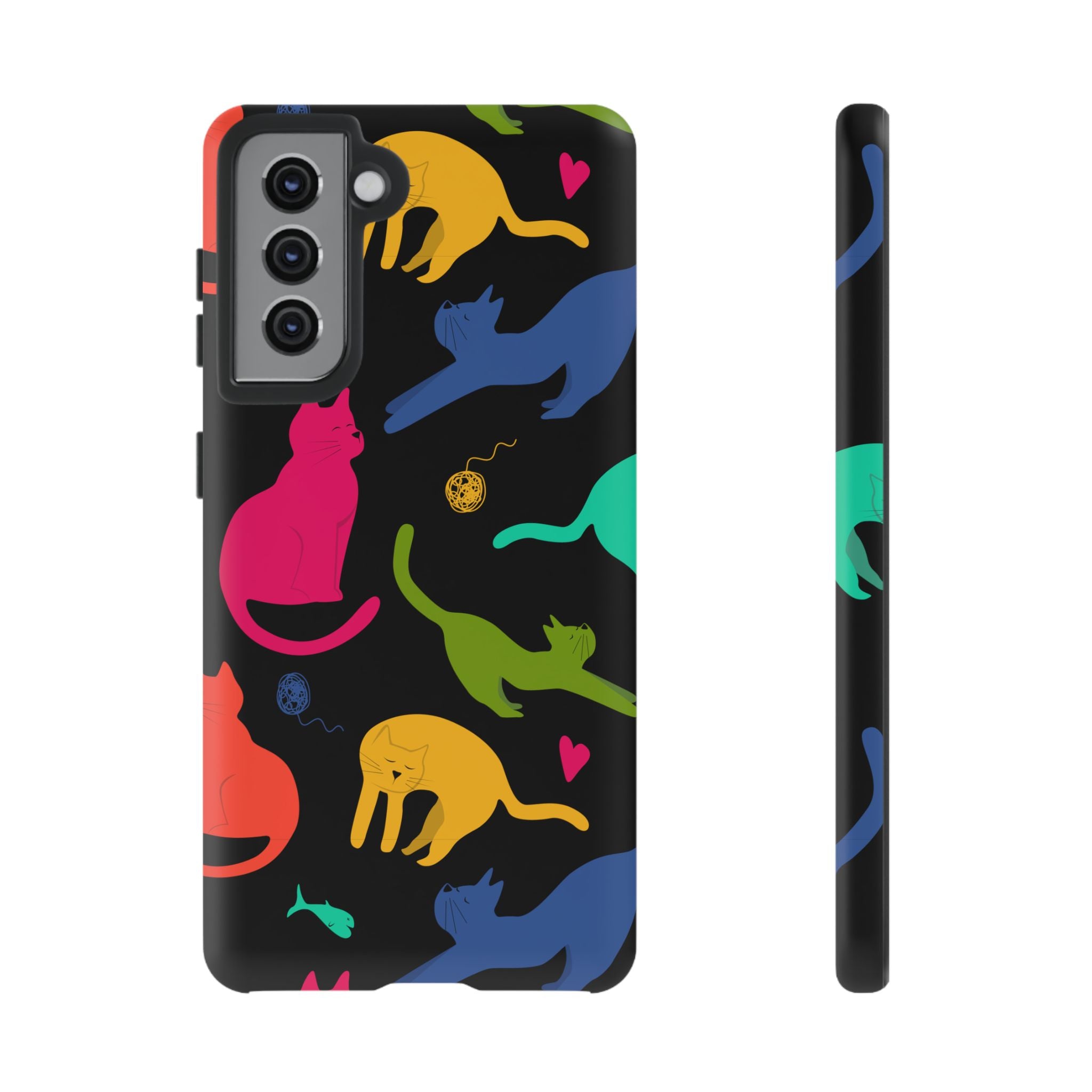 Colorful Cat Phone Case - Fun Pet Lover Accessory, Paw-some Gift for Cat Owners, Colorful Protective Cover, Cute Animal Phone [...]