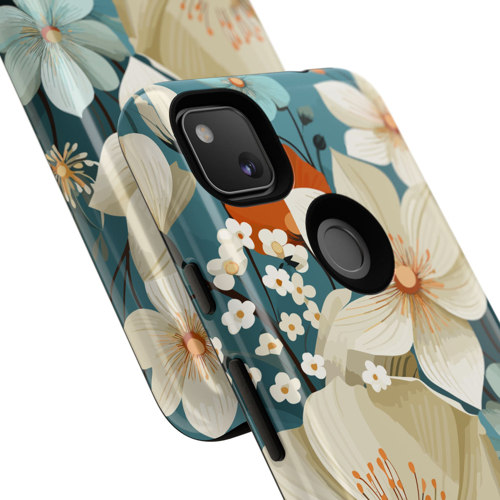 Floral Phone Case, Stylish Tough Cases with Botanical Design, Flower Print Phone Cover, Gifts for Nature Lovers, Eco-Friendly Mobile Cover