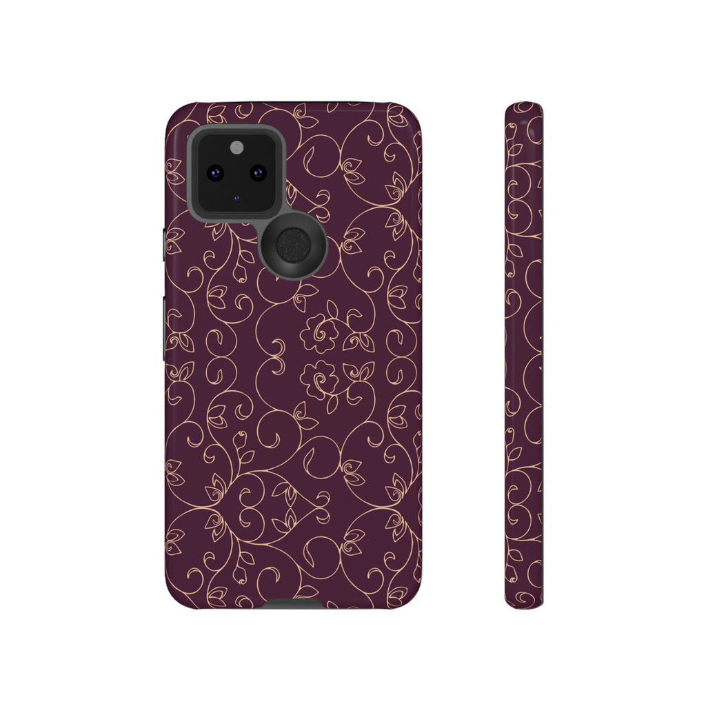 Elegant Floral Phone Case | Durable Mobile Cover, Gift for Her, Floral Design, Stylish Accessory, Phone Protection