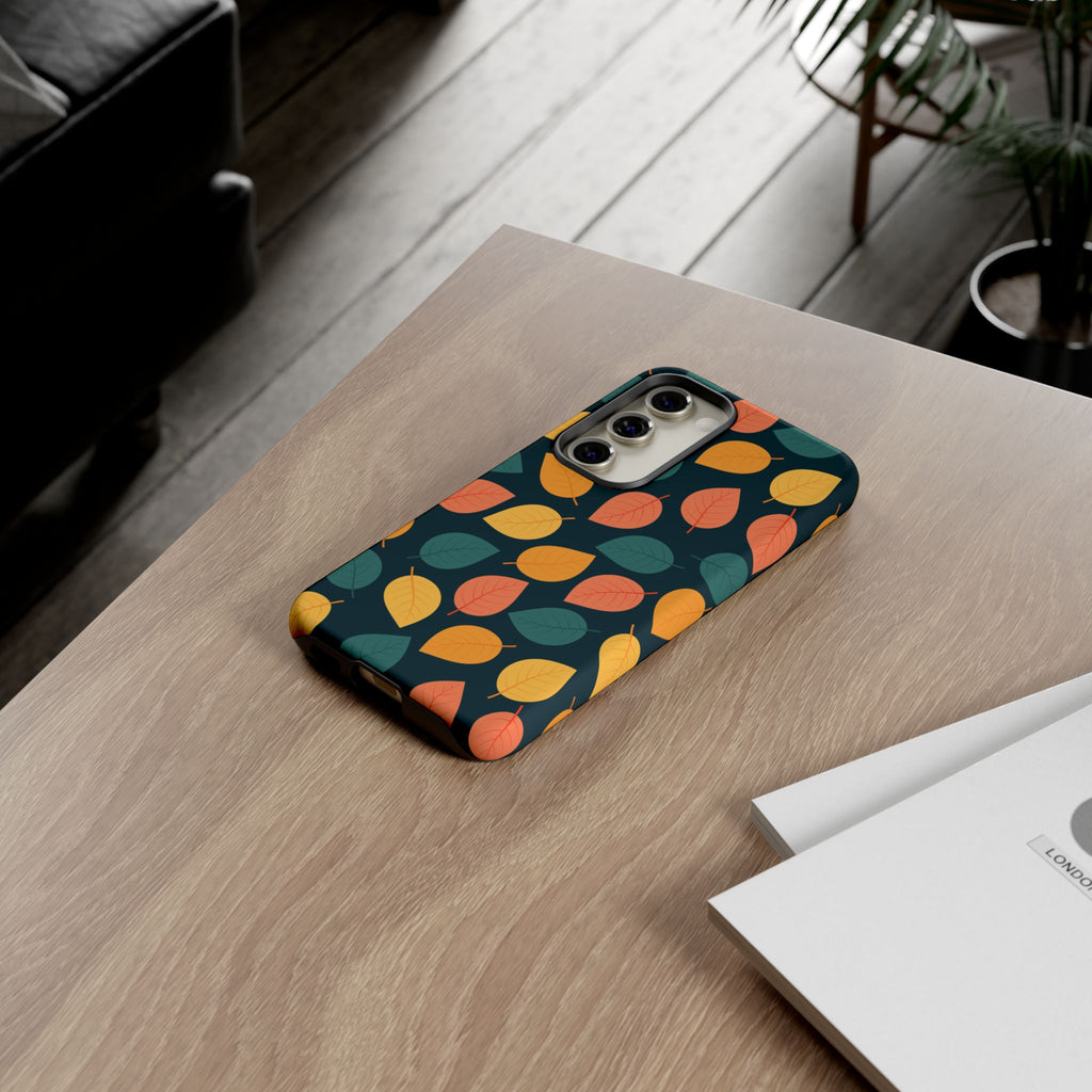 Autumn Leaves Phone Case - Protective Cell Phone Cover, Fall Aesthetic, Nature Lover Gift, Seasonal Accessories, Eco-Friendly Case