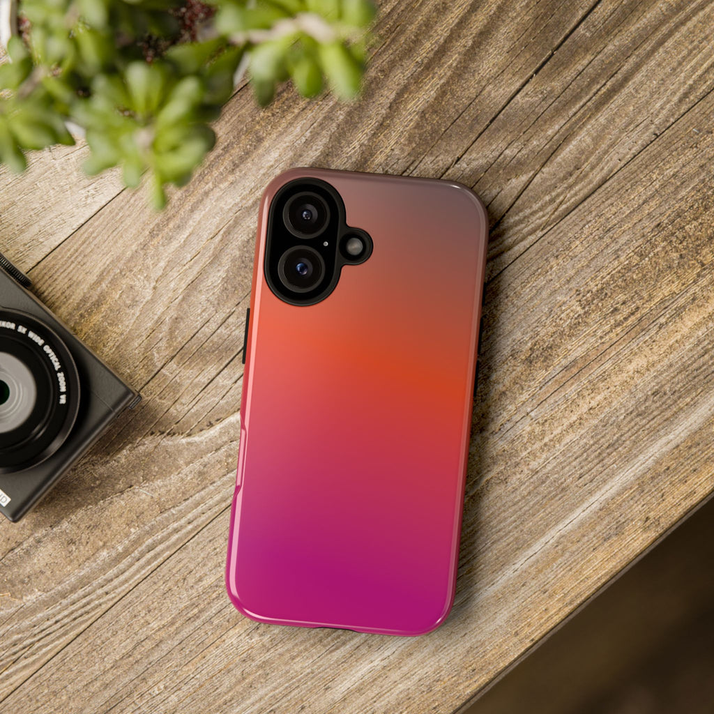 Gradient Phone Case, Custom Tough Case, Durable Phone Accessory, Vibrant Design, Gift for Tech Lovers, Birthday and Holiday Present