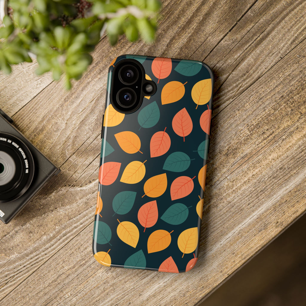 Autumn Leaves Phone Case - Protective Cell Phone Cover, Fall Aesthetic, Nature Lover Gift, Seasonal Accessories, Eco-Friendly Case