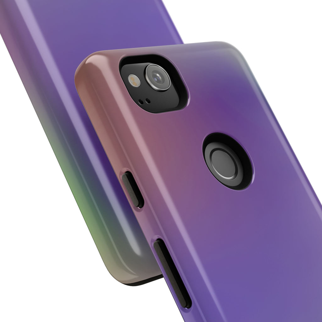 Colorful Phone Case, Tough Phone Cover, Gradient Design Case, Stylish Mobile Accessories, Unique Gift for Her